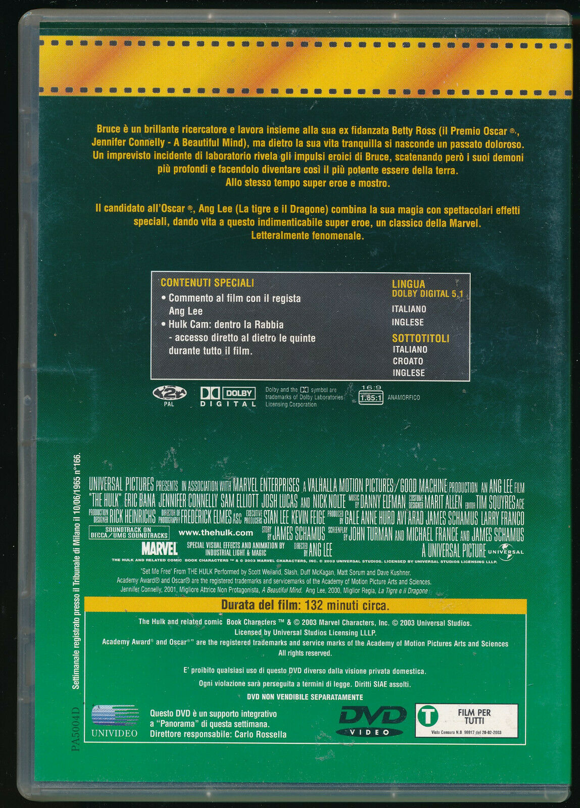 EBOND Hulk Editoriale DVD DB809858
