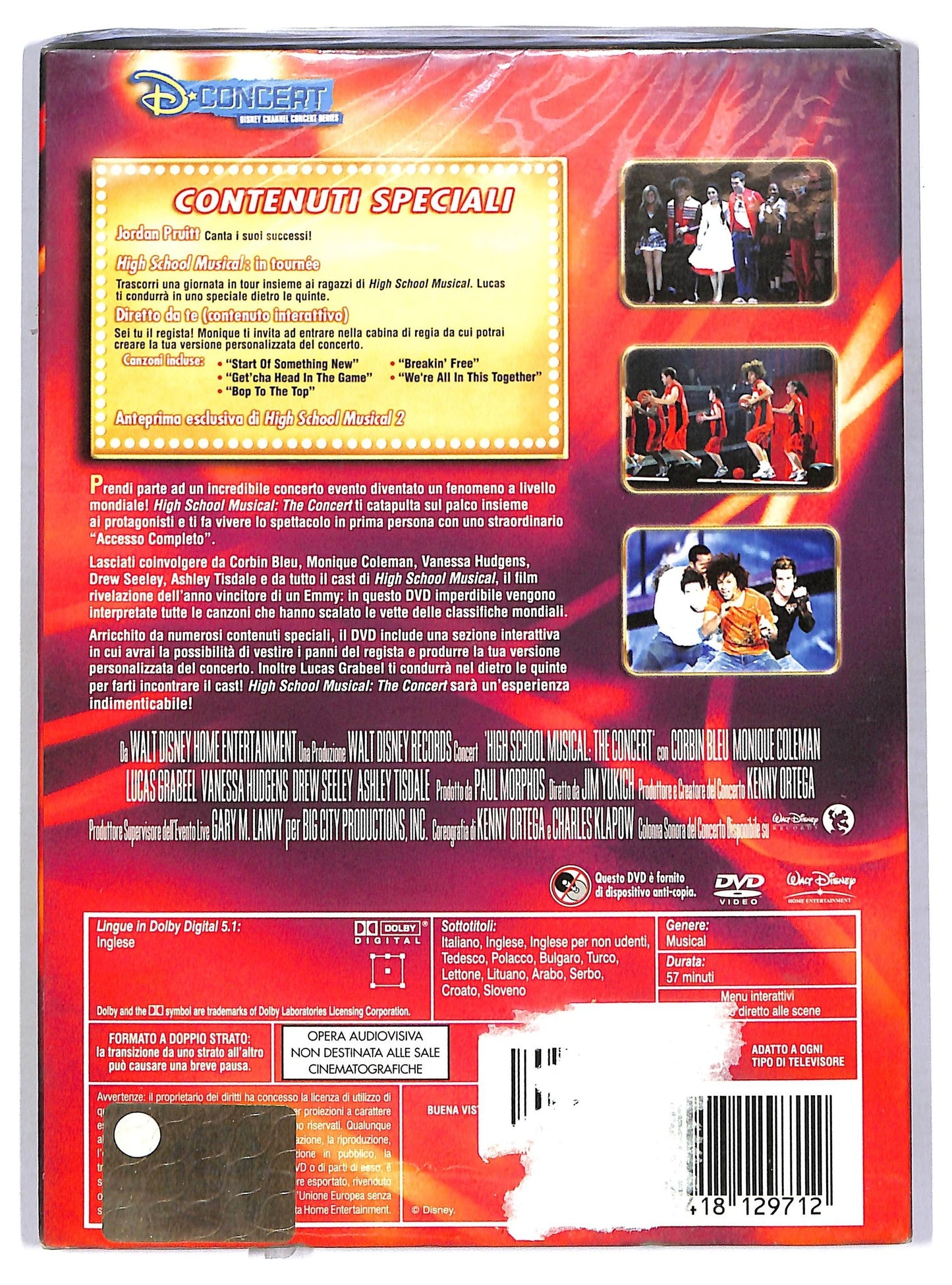 EBOND High school musical - The concert - Accesso completo DVD DB810143
