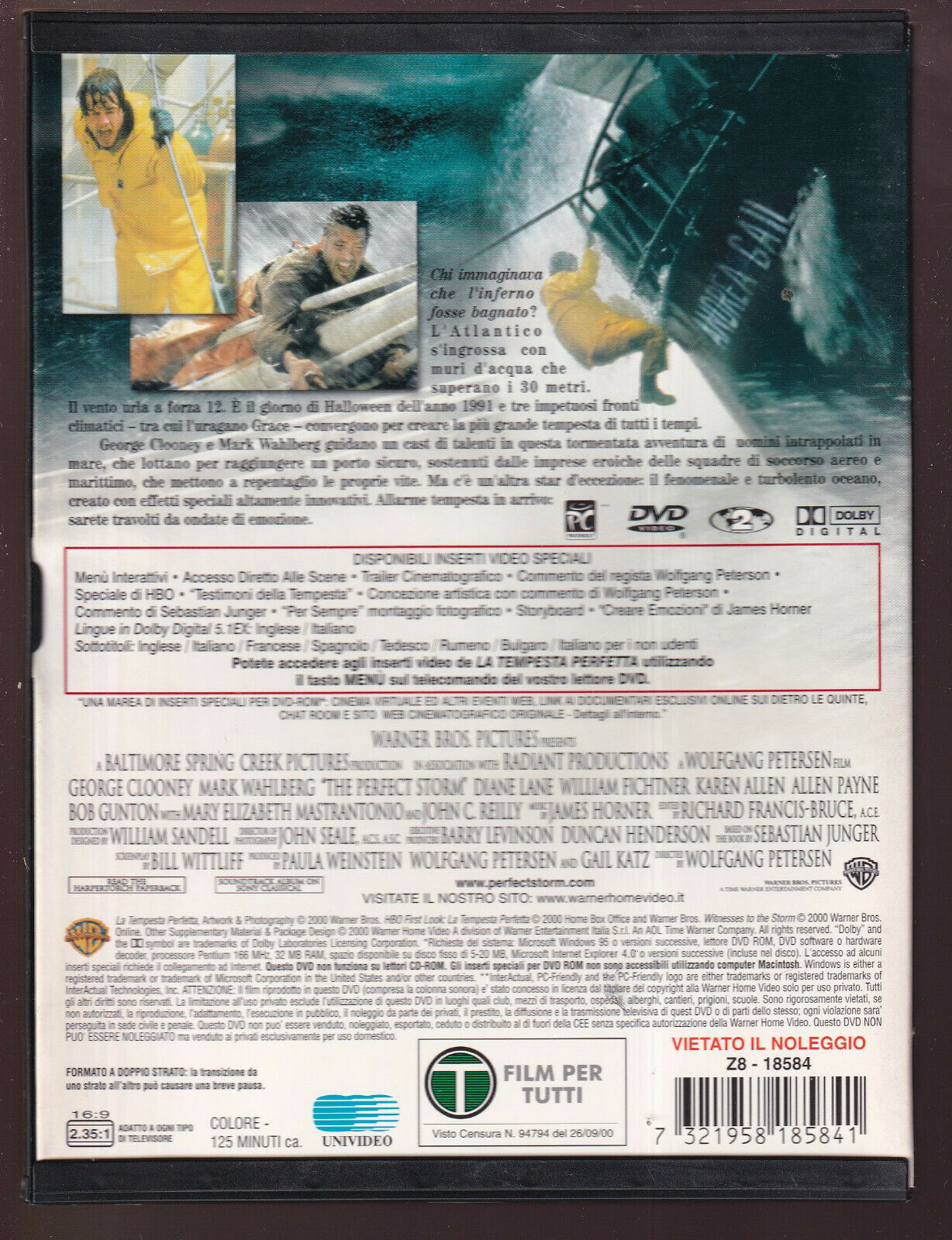 EBOND La Tempesta Perfetta Ed Snapper NOLEGGIO DVD DB810324