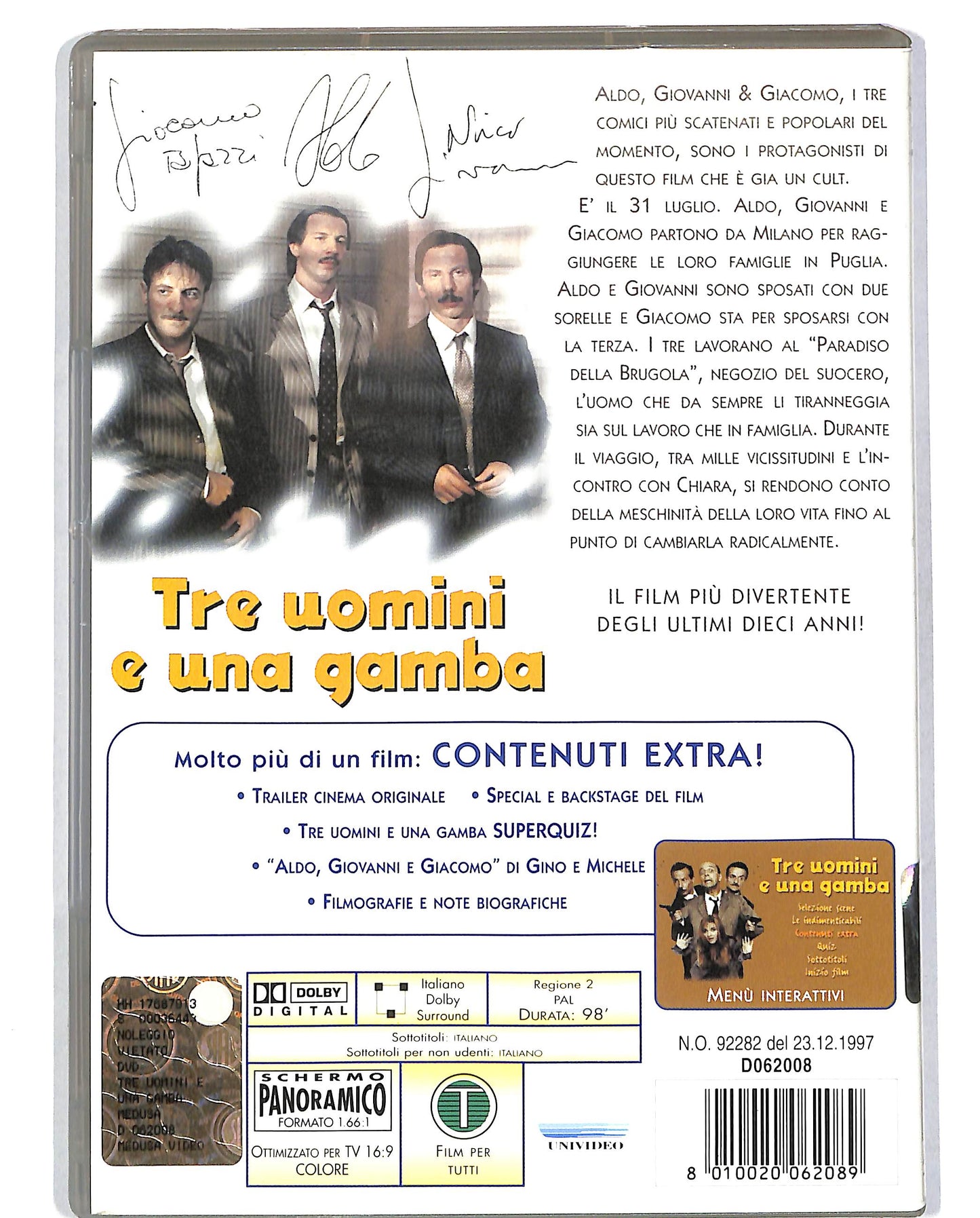 EBOND Tre uomini e una gamba NOLEGGIO DVD DB810335