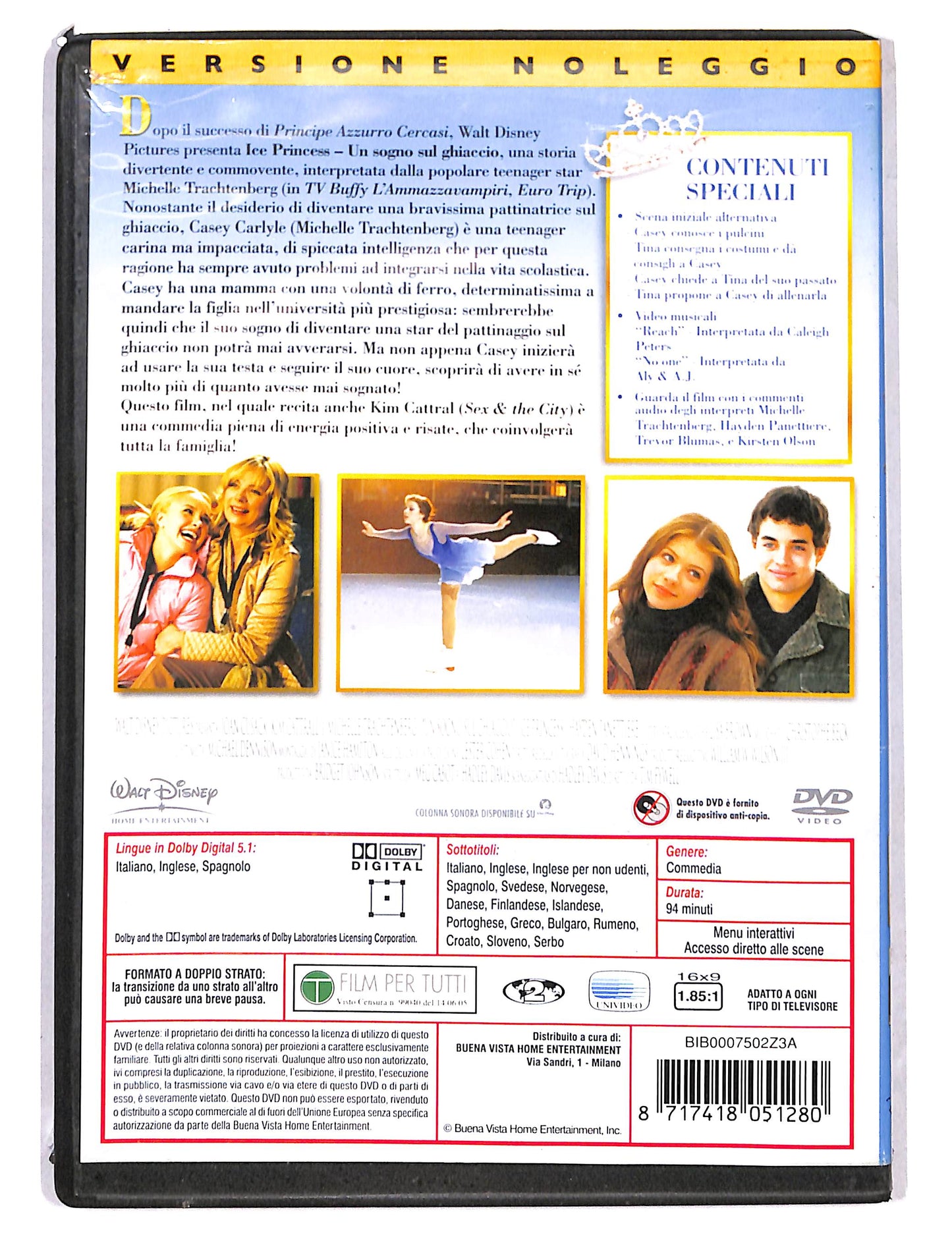 EBOND Ice Princess un sogno sul ghiaccio NOLEGGIO DVD DB810610