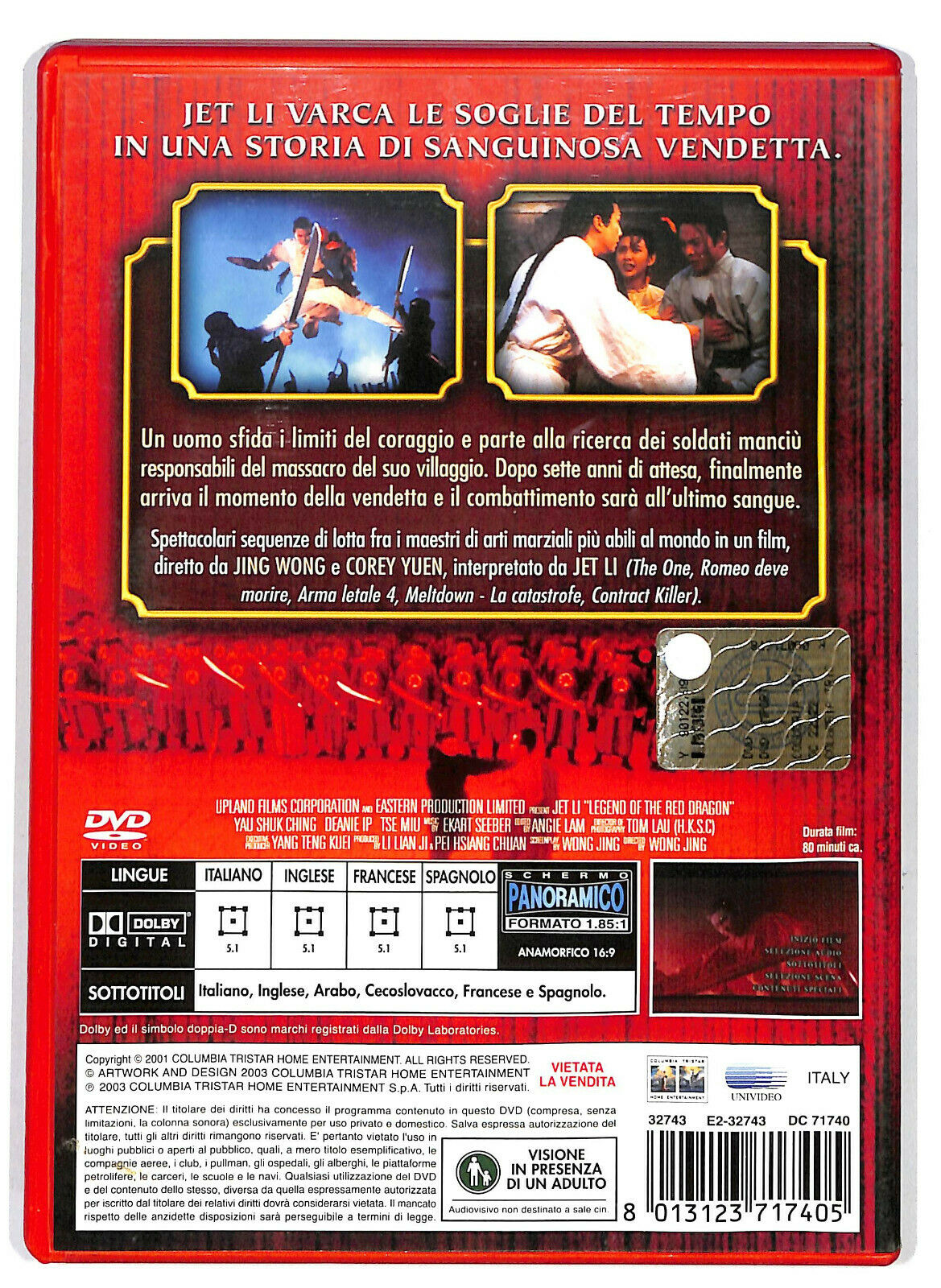 EBOND La Leggenda Del Drago Rosso NOLEGGIO DVD DB810613