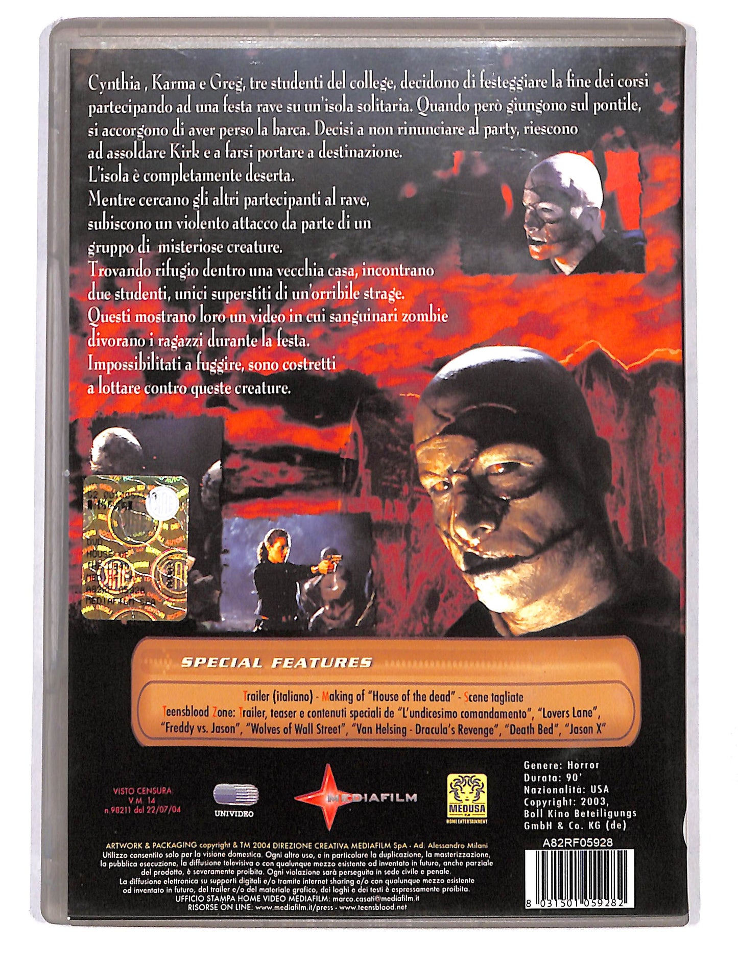 EBOND House of the dead NOLEGGIO DVD DB810654