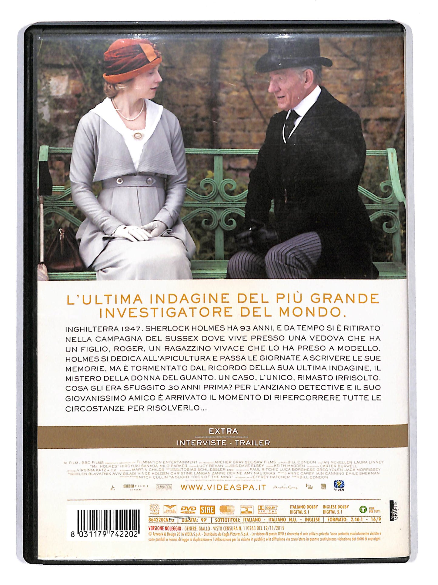 EBOND Mr. Holmes - Il mistero del caso irrisolto NOLEGGIO DVD DB811108