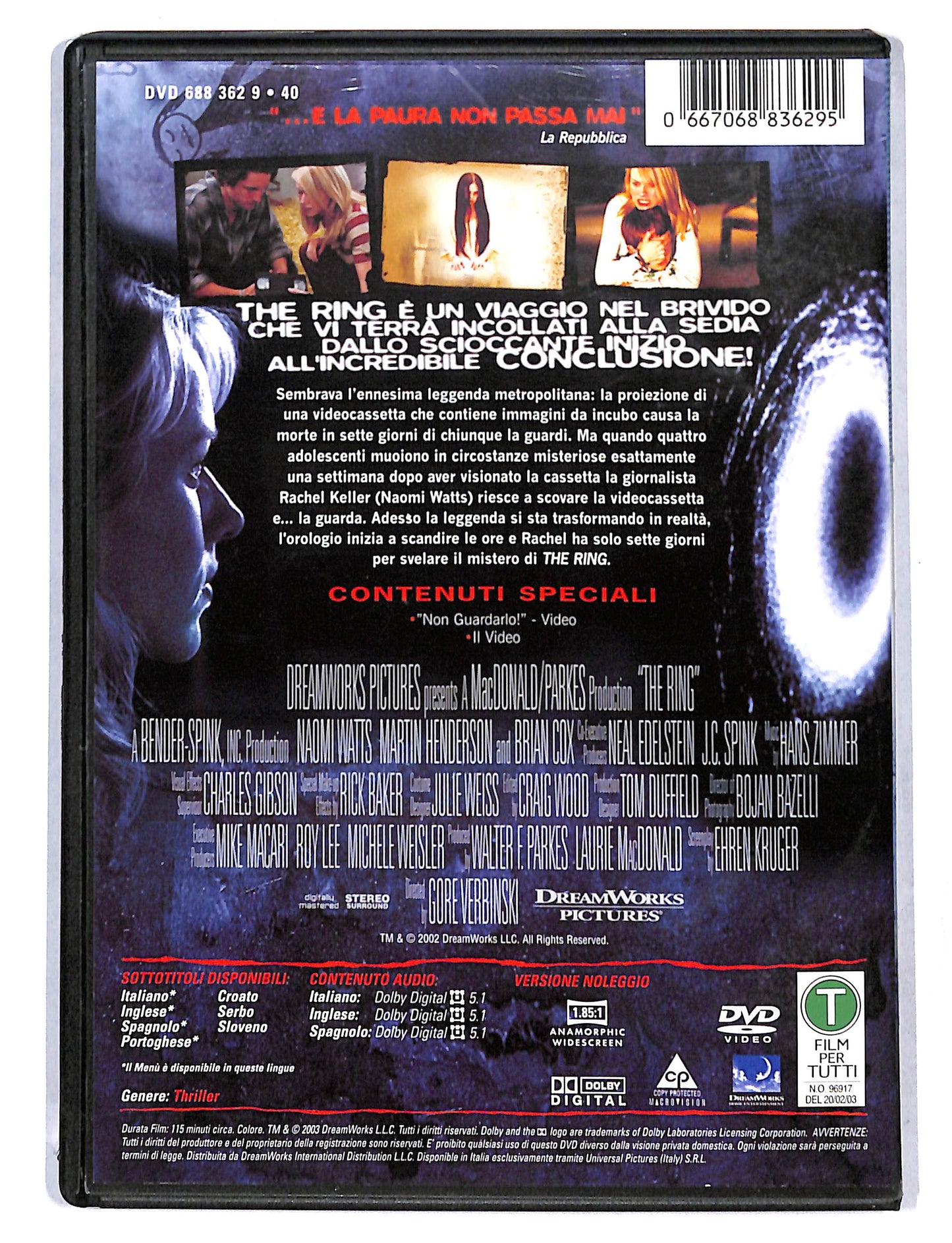 EBOND The Ring NOLEGGIO DVD DB811130
