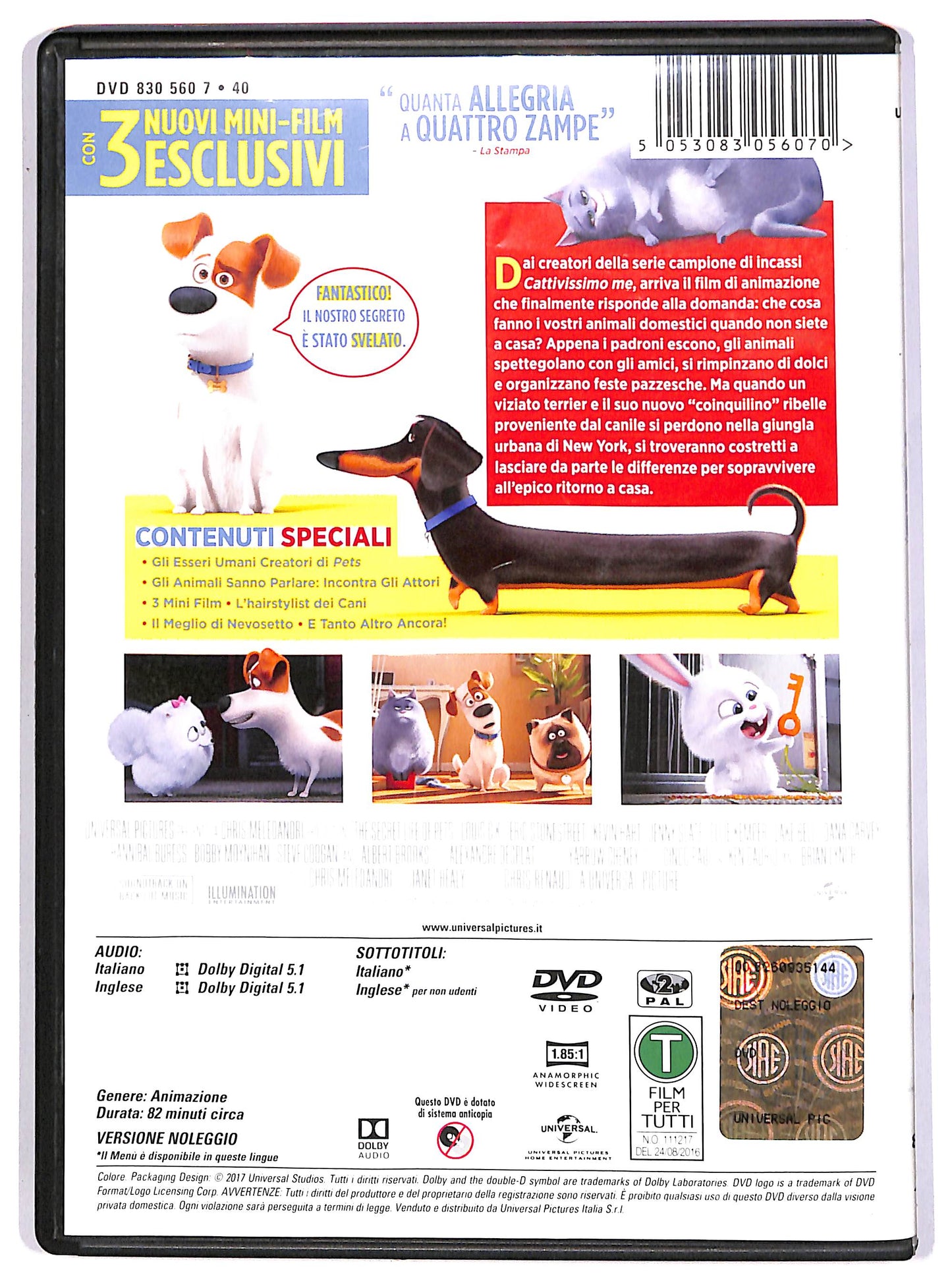 EBOND Pets - Vita da animali Noleggio DVD DB811132