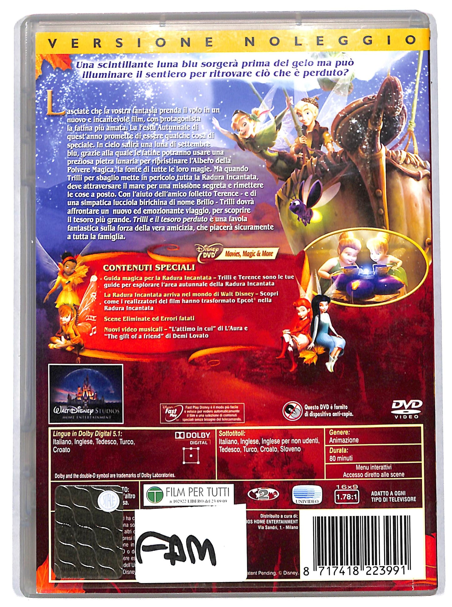 EBOND Trilli e il tesoro perduto NOLEGGIO DVD DB811133