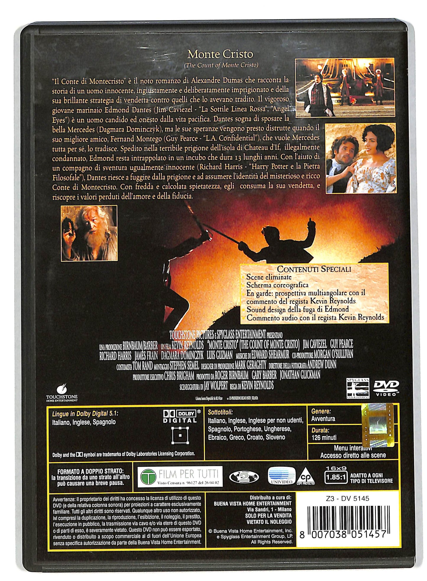 EBOND Monte Cristo NOLEGGIO DVD DB811505