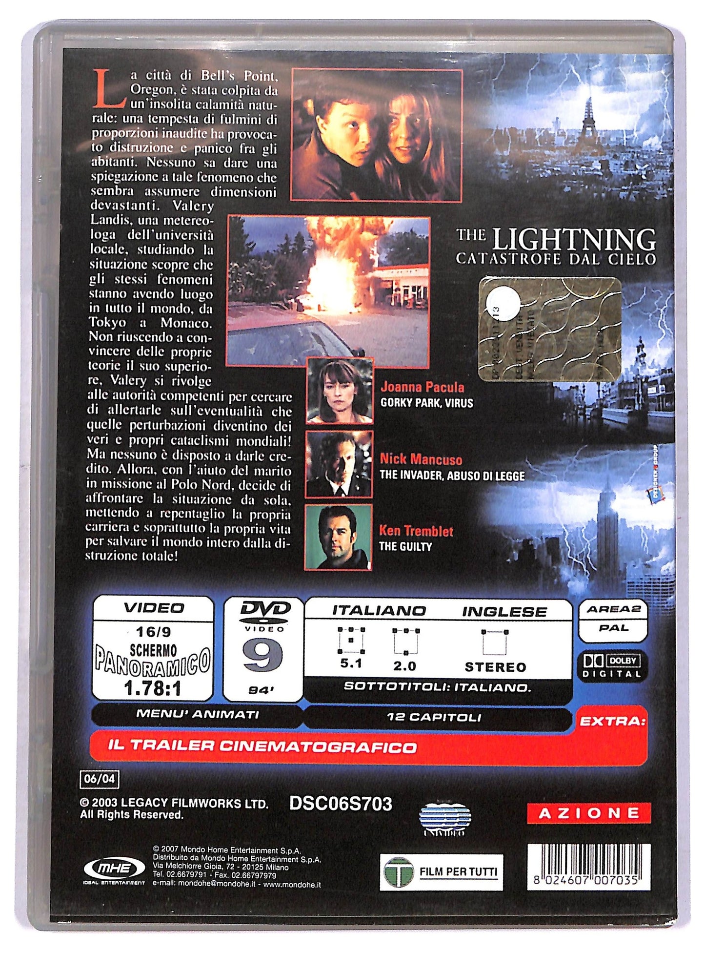 EBOND the lightning - catastrofe dal cielo NOLEGGIO DVD DB811513