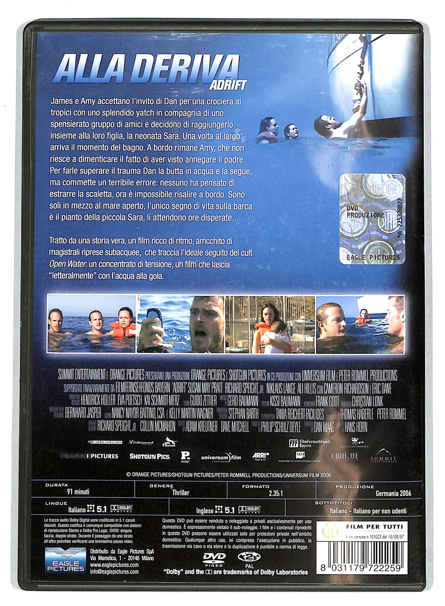 EBOND Alla deriva - Adrift NOLEGGIO DVD DB811517