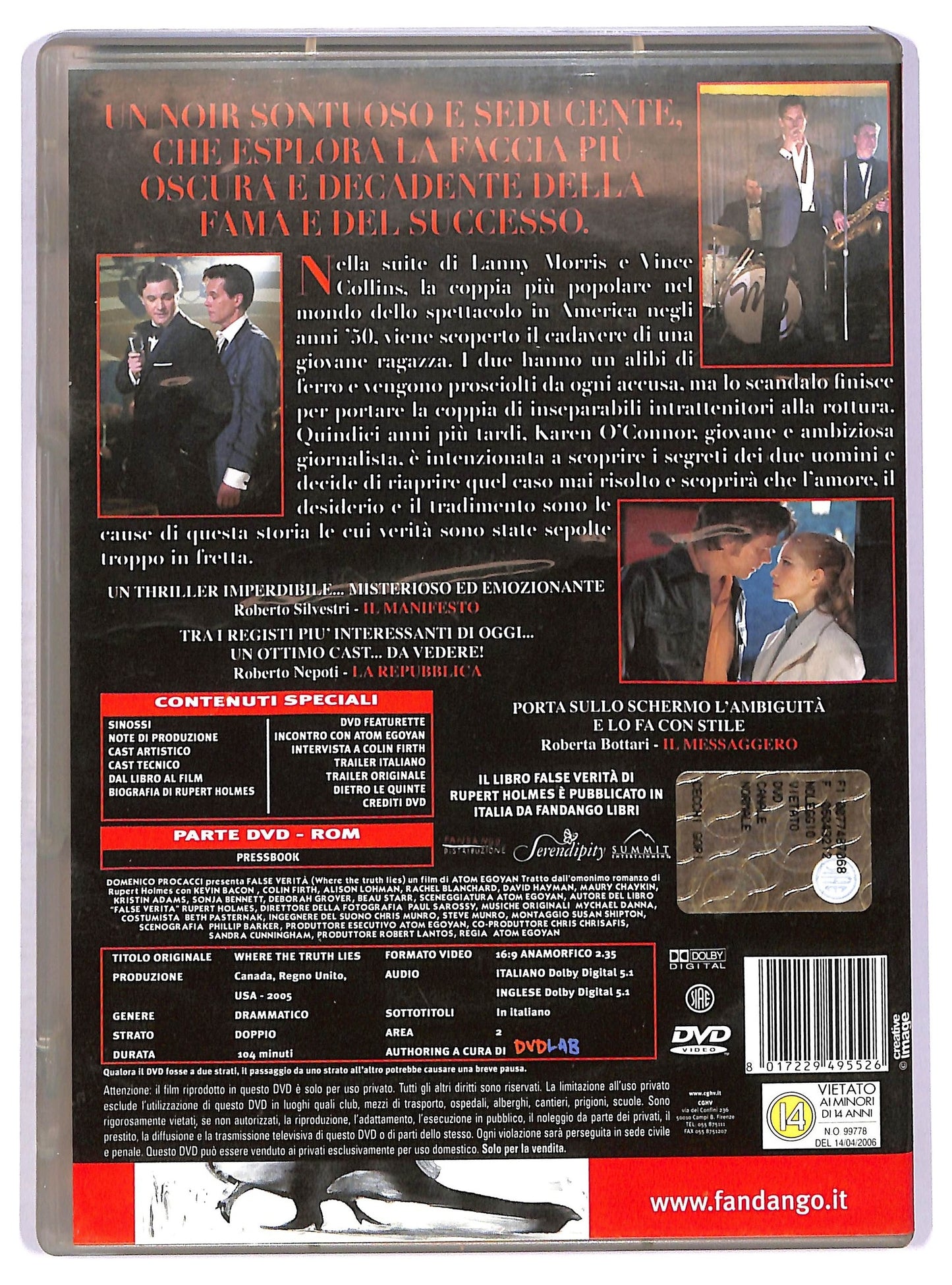 EBOND False Verita' NOLEGGIO DVD DB811540
