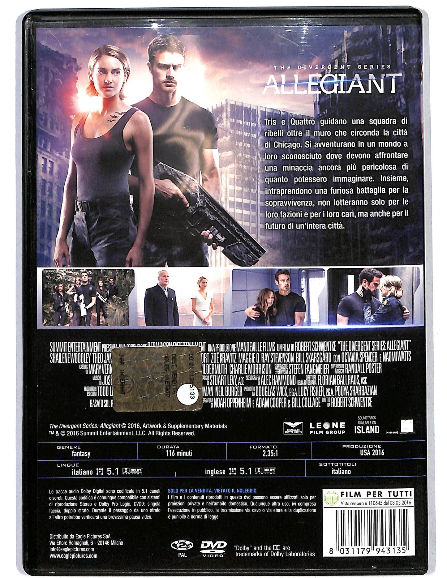 EBOND The Divergent Series - Allegiant NOLEGGIO DVD DB811550