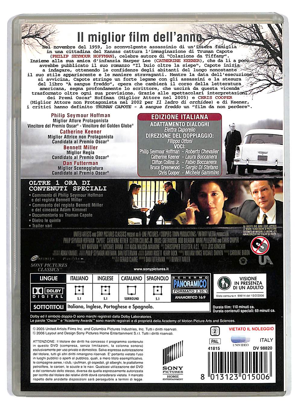 EBOND Truman Capote - A sangue freddo DVD DB811703