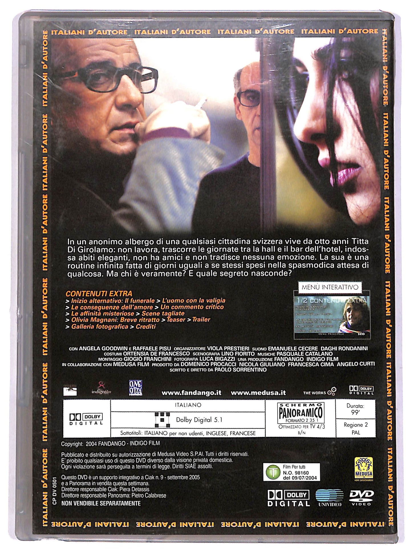 EBOND Le conseguenze dell'amore EDITORIALE DVD DB811712