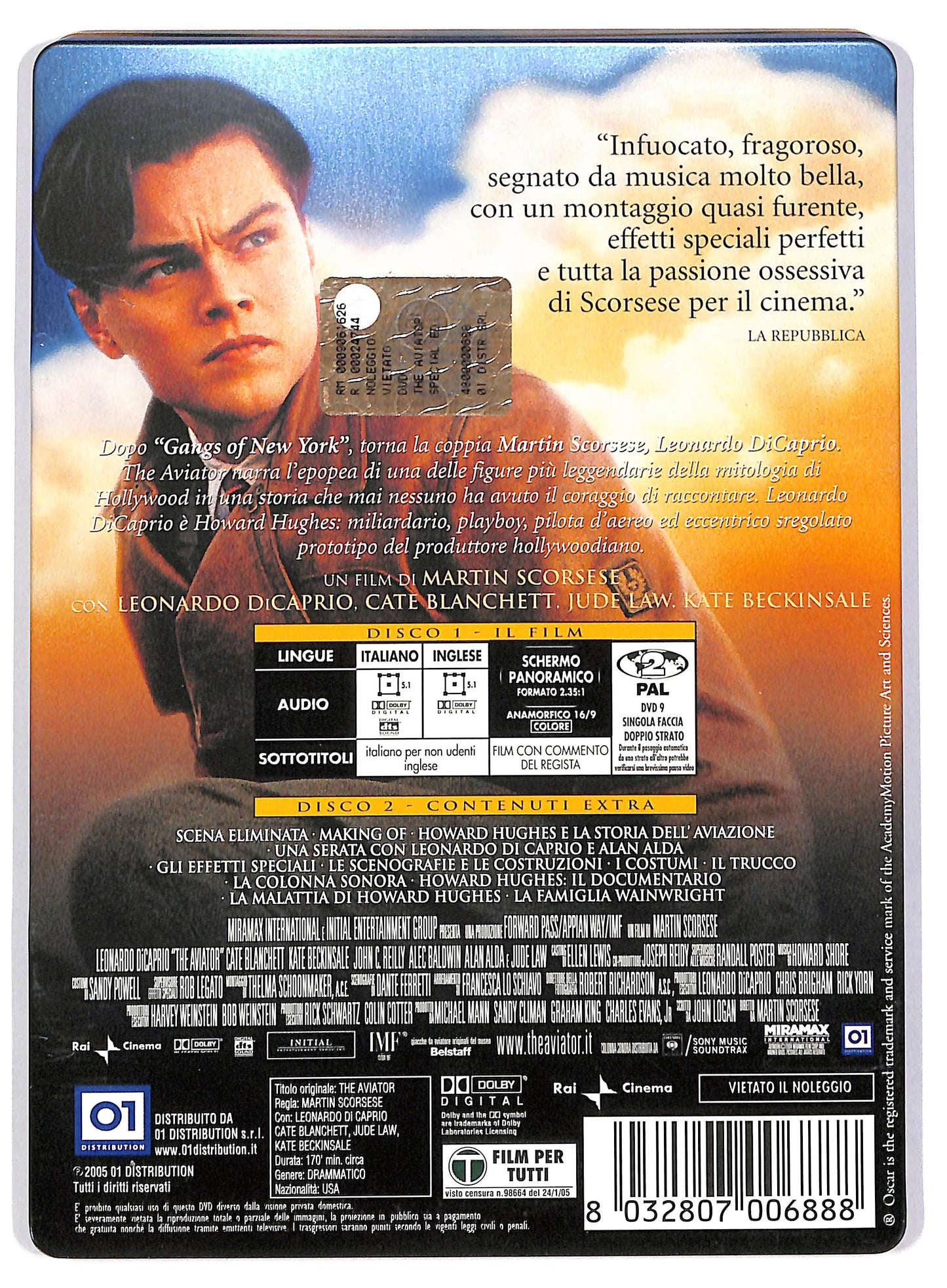 EBOND The Aviator - STEELBOOK EDIZIONE SPECIALE DVD DB811945
