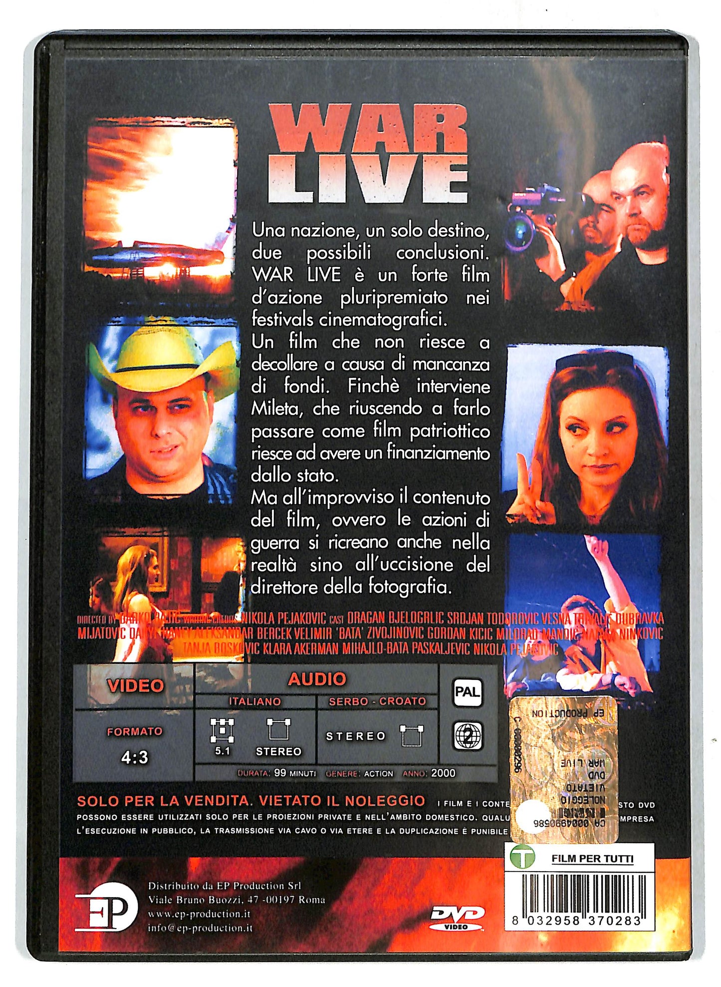 EBOND War live NOLEGGIO DVD DB812314
