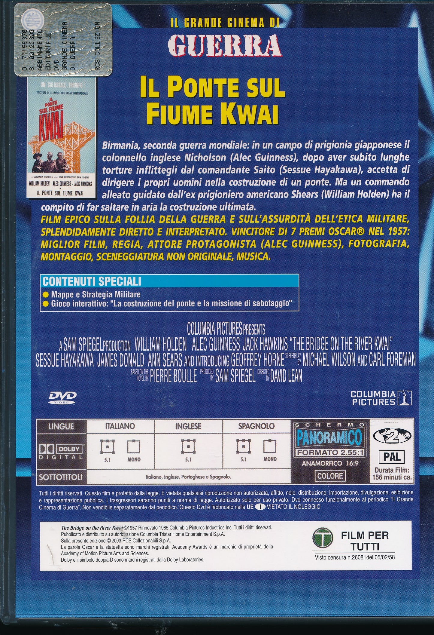 EBOND Il ponte sul fiume Kwai DVD DB812344