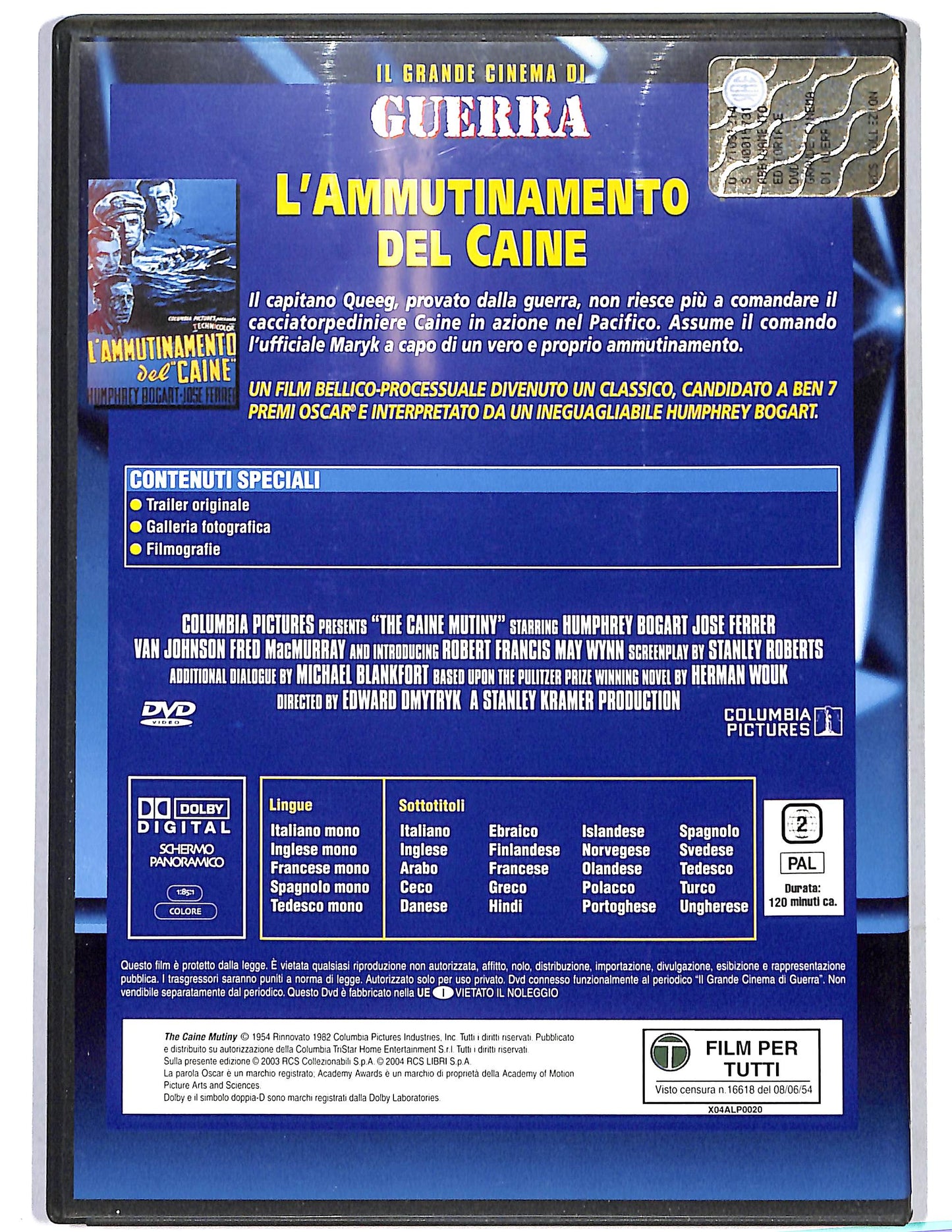EBOND L'ammutinamento del Caine EDITORIALE DVD DB812361