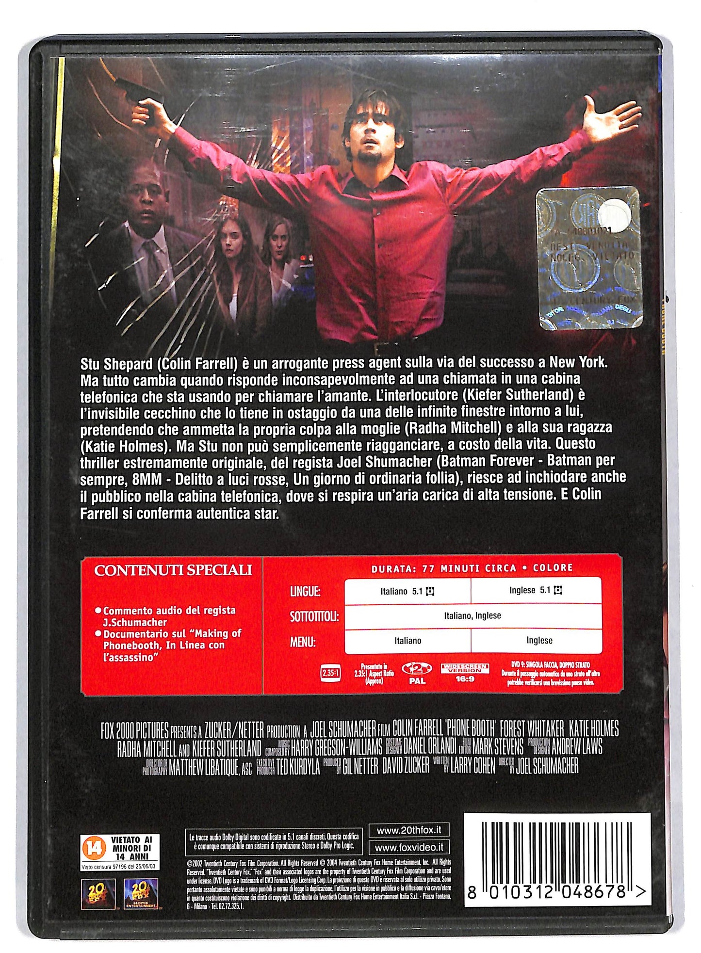 EBOND In linea con l'assassino - Phone Booth DVD DB812705