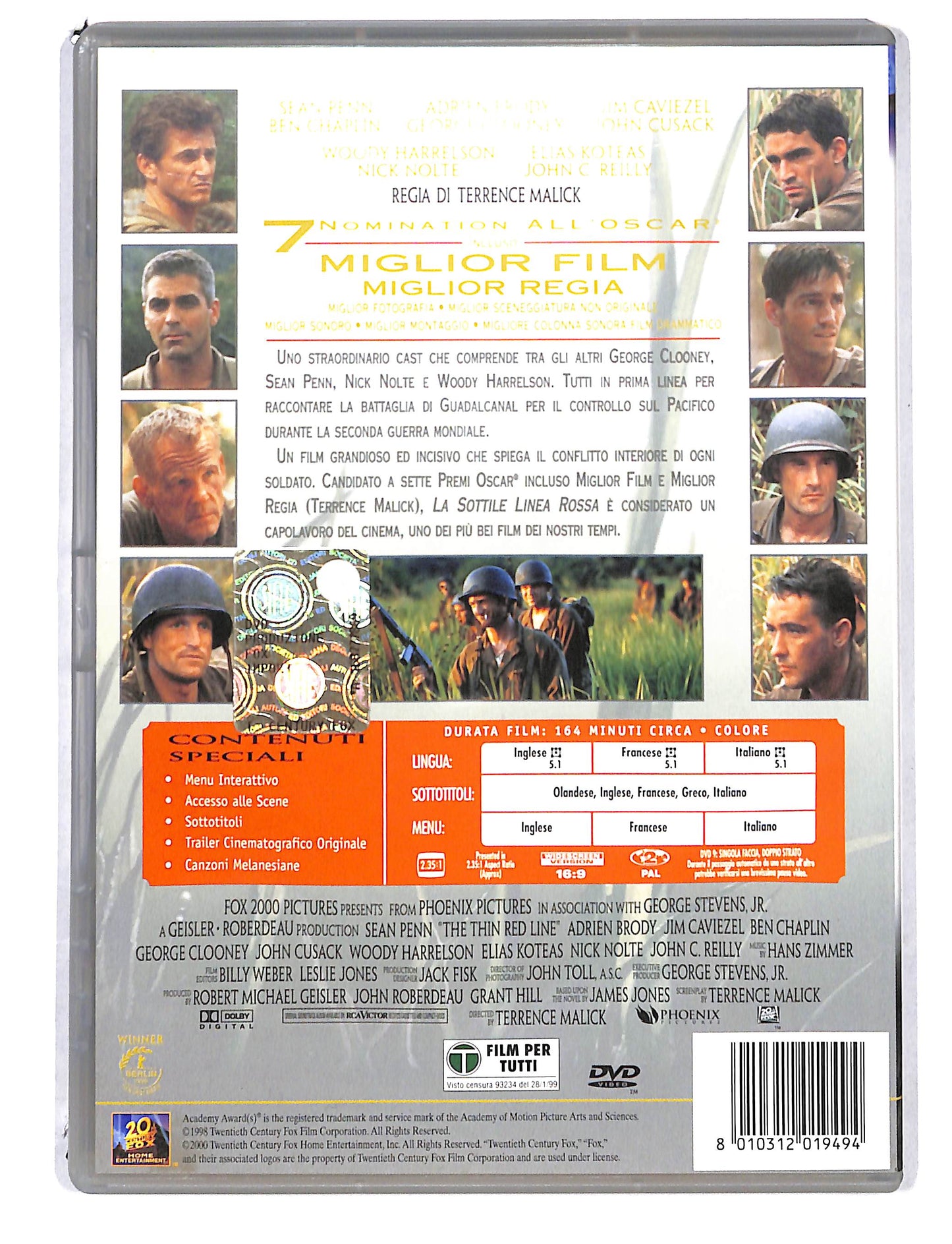 EBOND La sottile linea rossa DVD DB812706