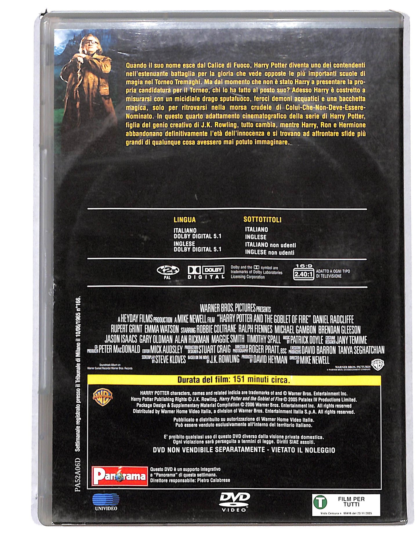EBOND Harry Potter e il calice di fuoco EDITORIALE DVD DB812727