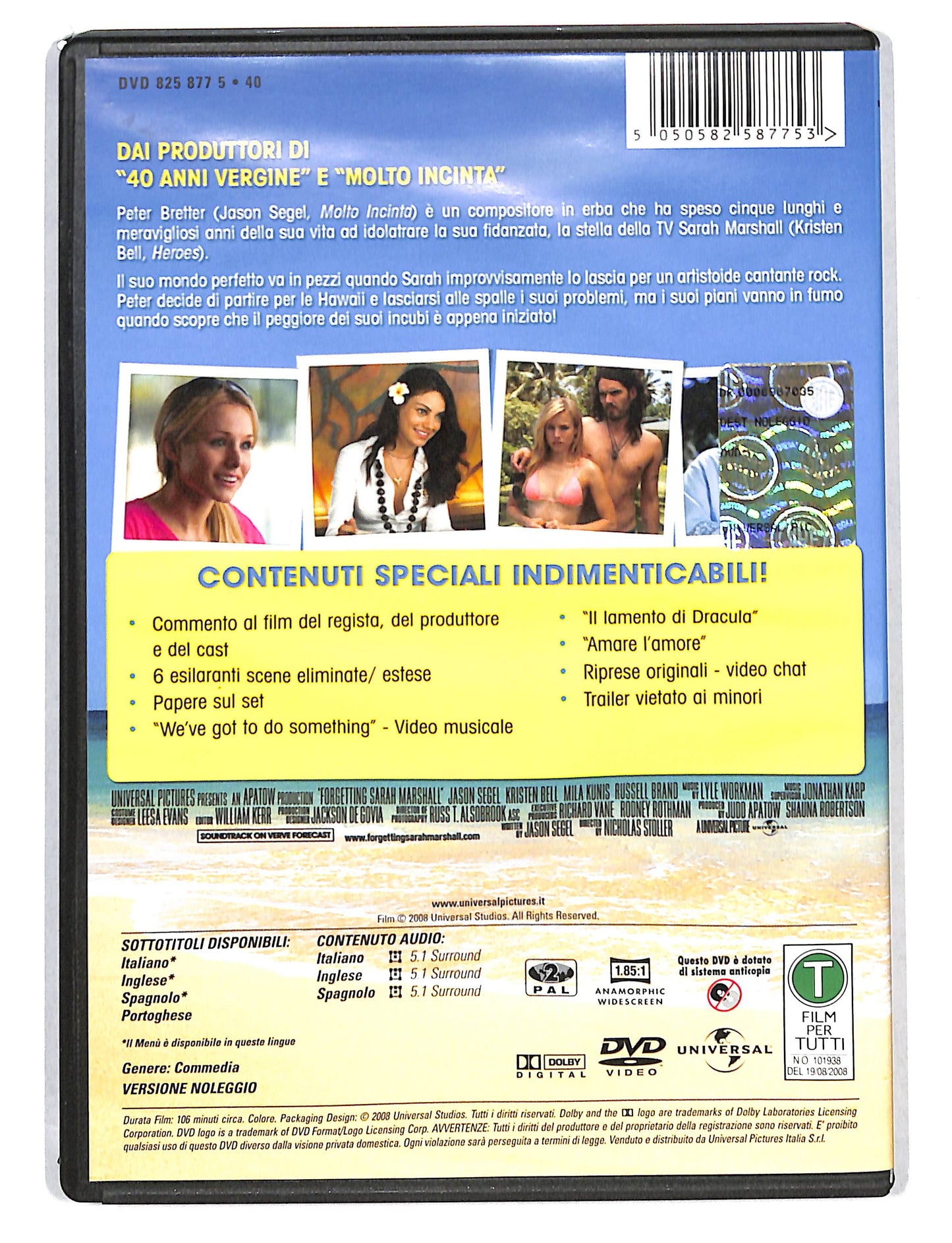 EBOND Non mi scaricare NOLEGGIO DVD DB812758
