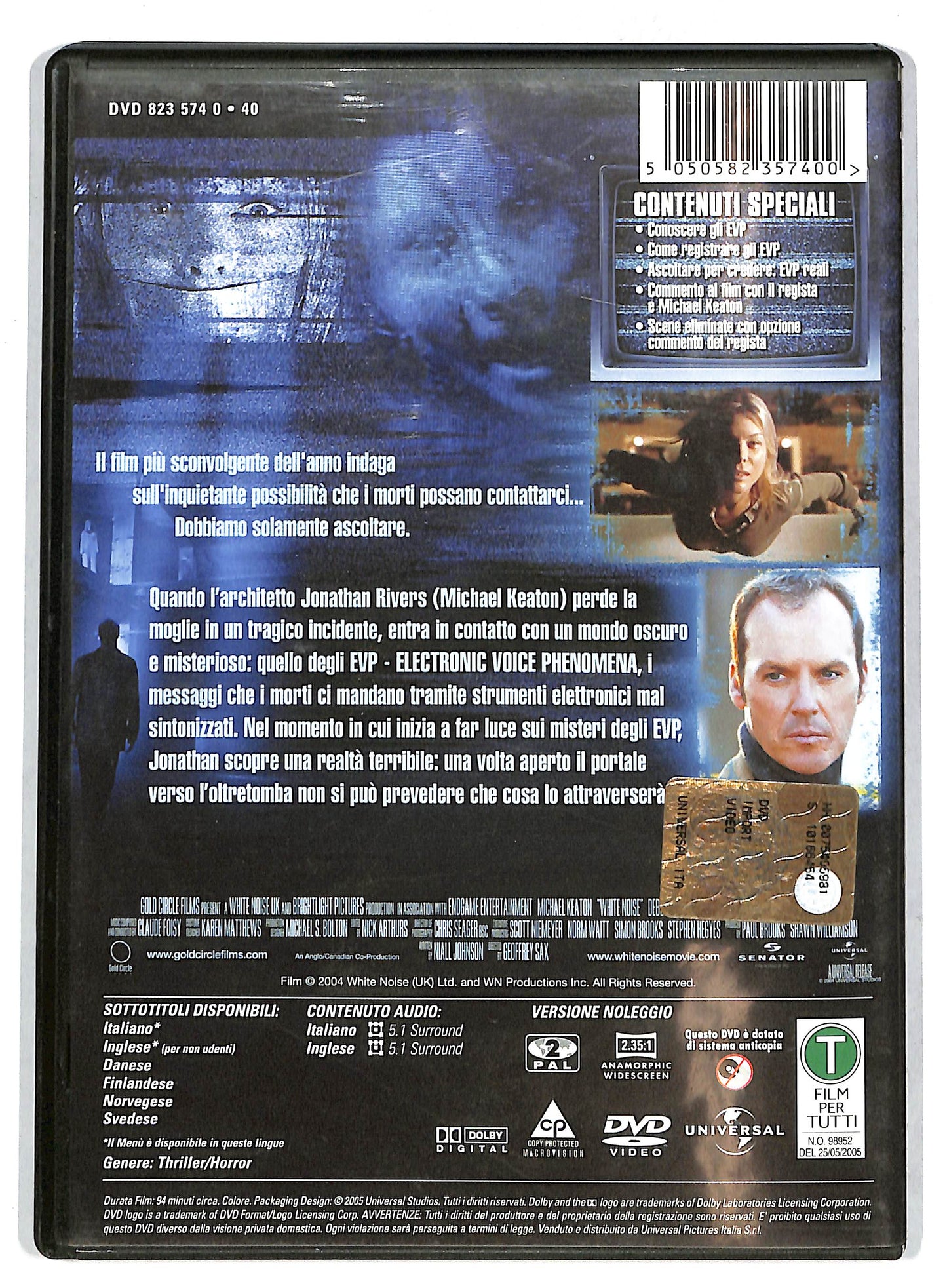 EBOND White noise NOLEGGIO DVD DB812759