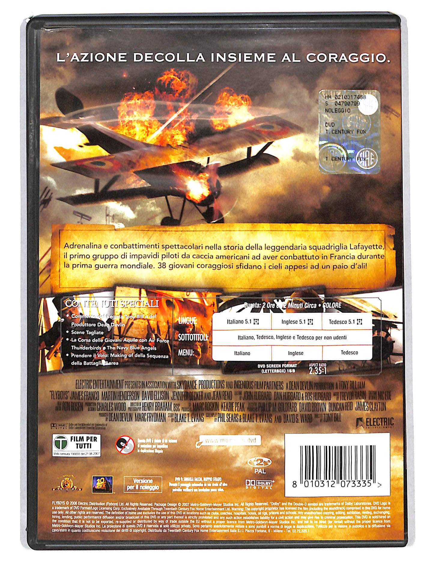 EBOND Giovani aquile - Flyboys NOLEGGIO DVD DB812763