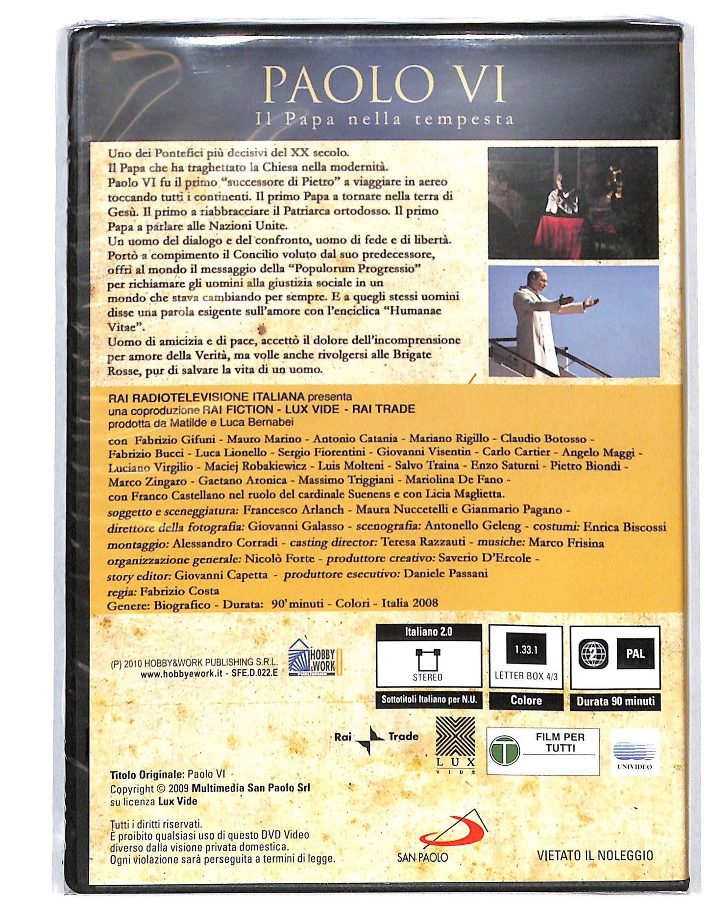 EBOND Paolo VI il Papa nella tempesta EDITORIALE DVD DB812915