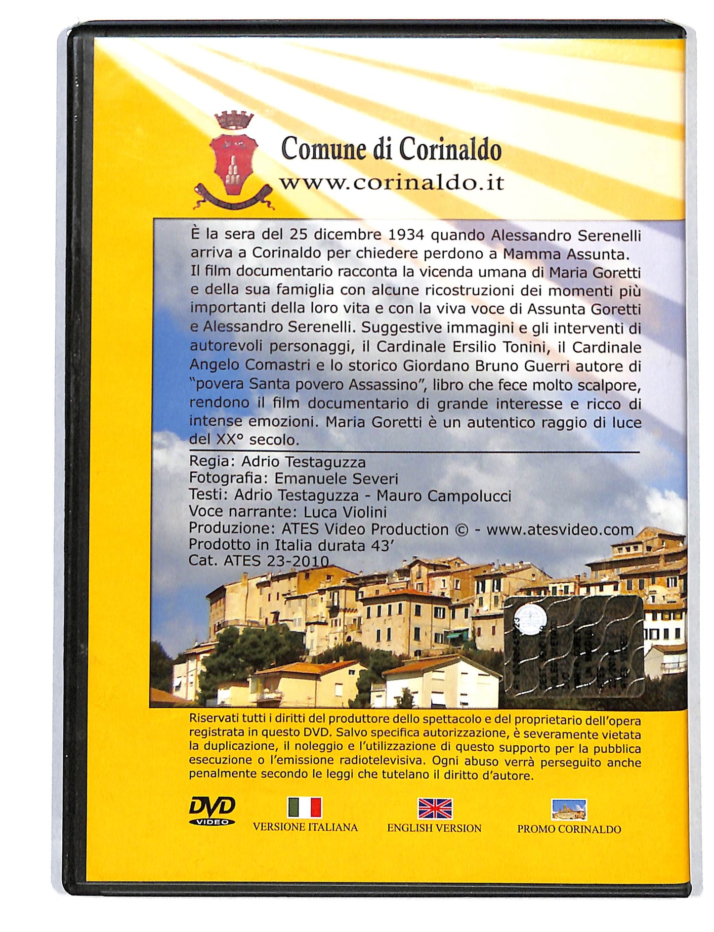 EBOND Maria Goretti un raggio di luce DVD DB812916
