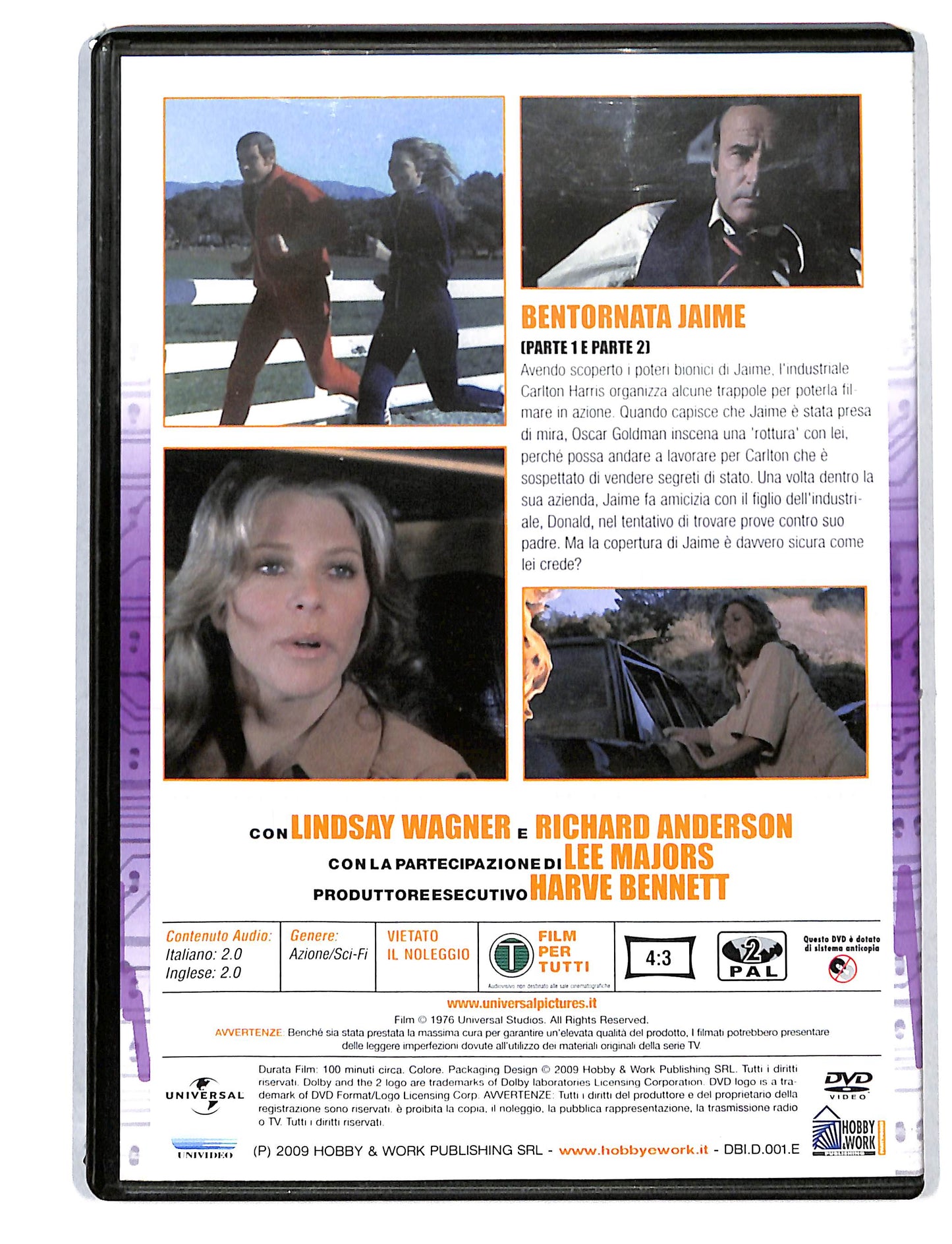 EBOND La Donna Bionica vol.1 stagione 1 ep.1-2 EDITORIALE DVD DB812919