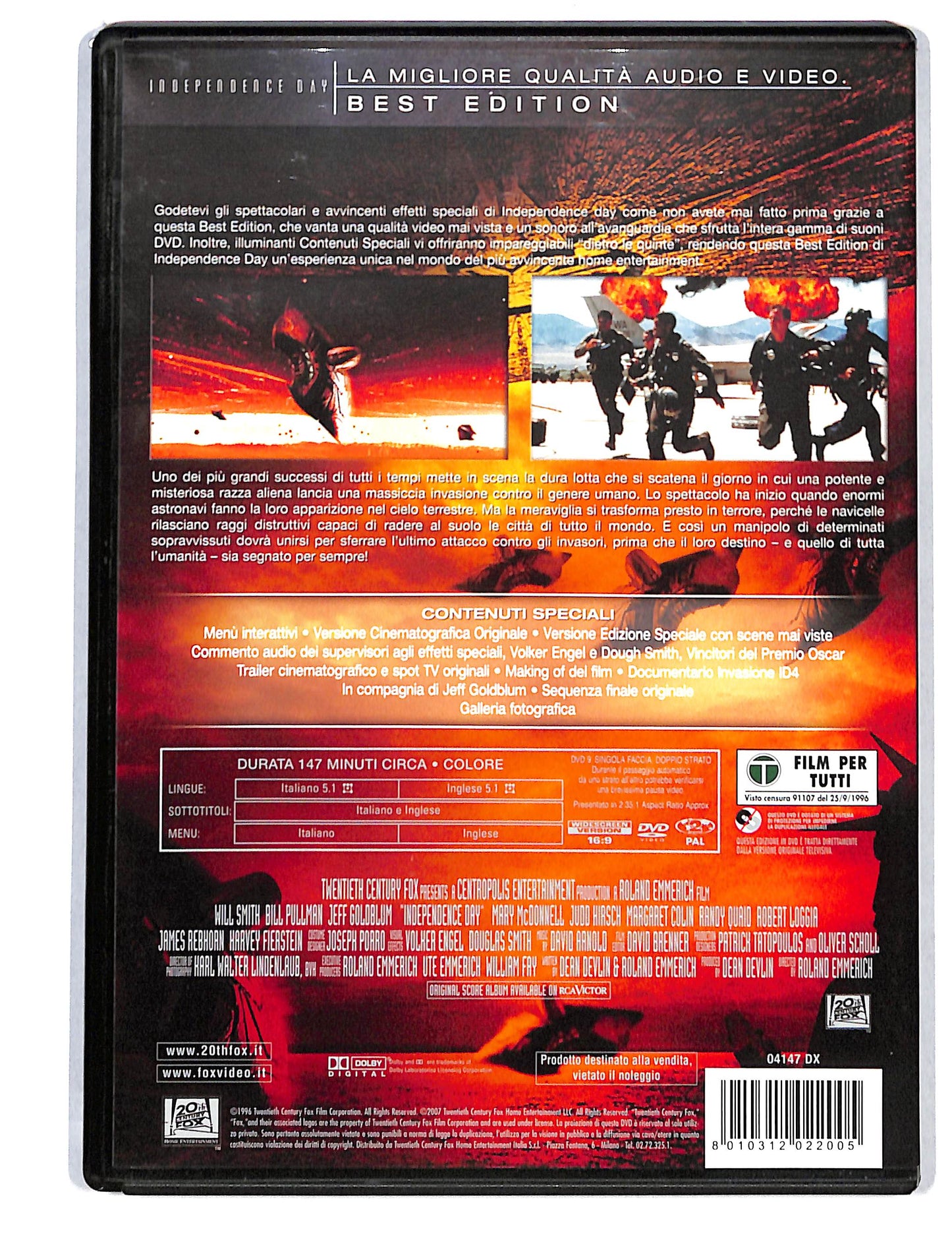 EBOND Independence Day - best edition 2 dischi DVD DB812923