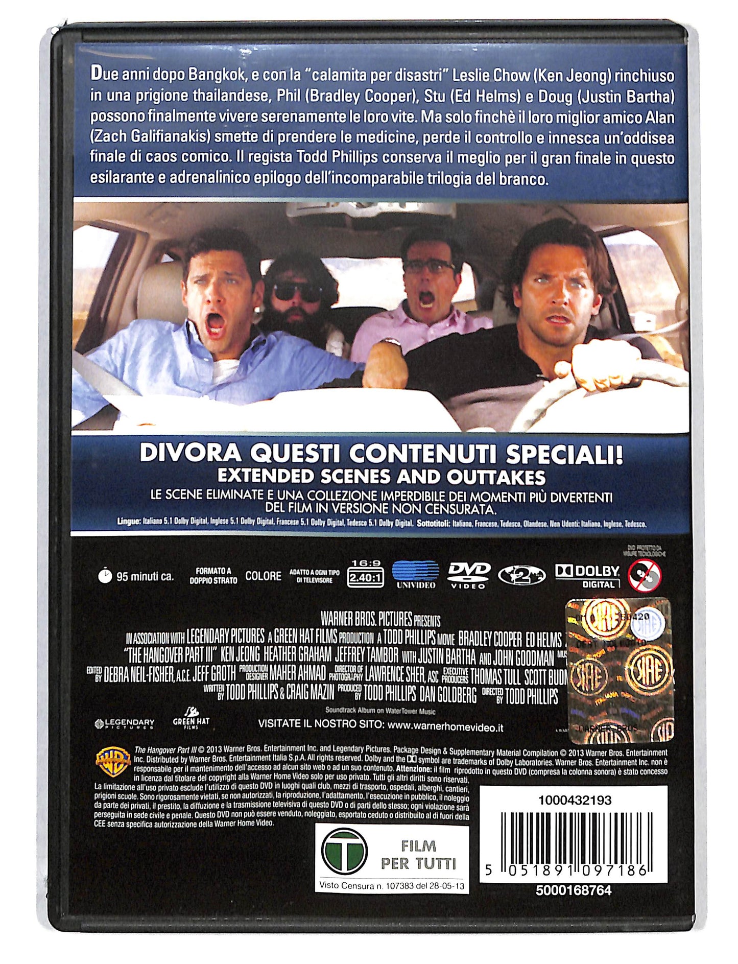 EBOND Una Notte da Leoni 3 NOLEGGIO DVD DB813108