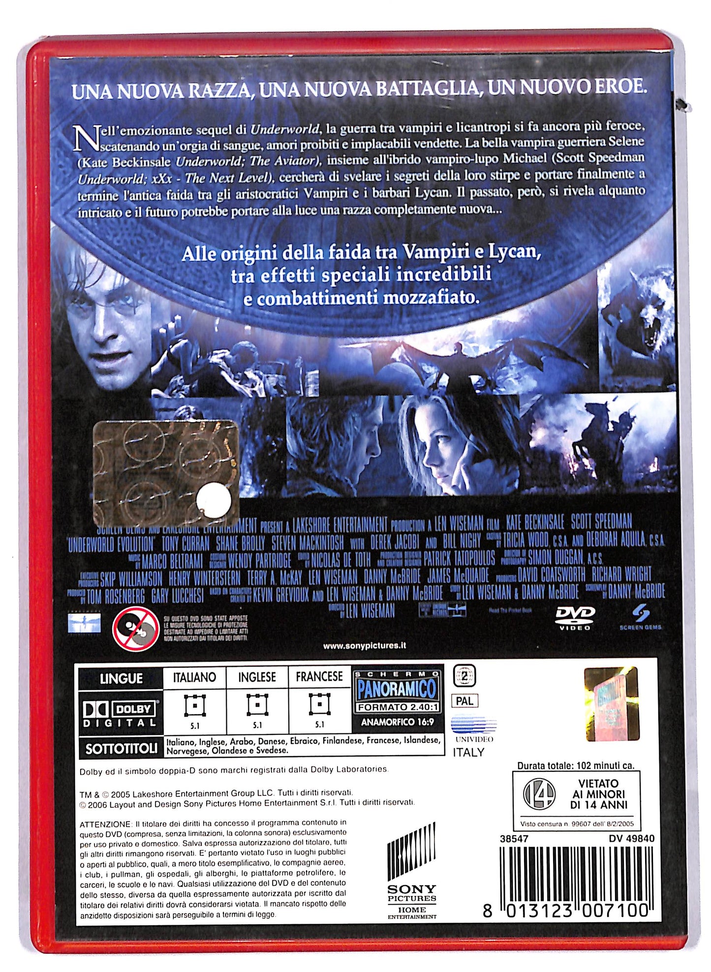 EBOND Underworld - Evolution NOLEGGIO DVD DB813125