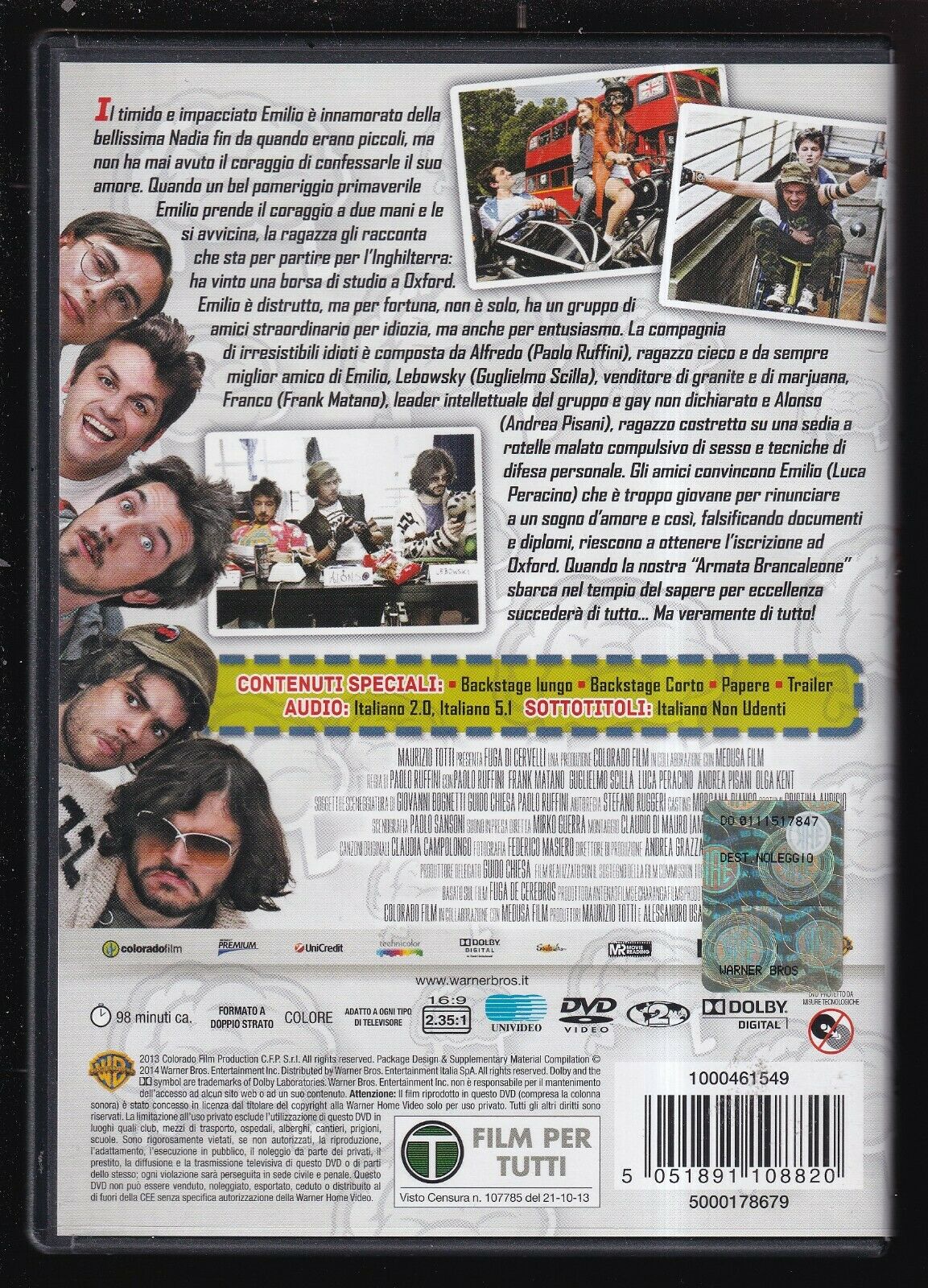 EBOND Fuga Di Cervelli Ex Noleggio DVD DB813608