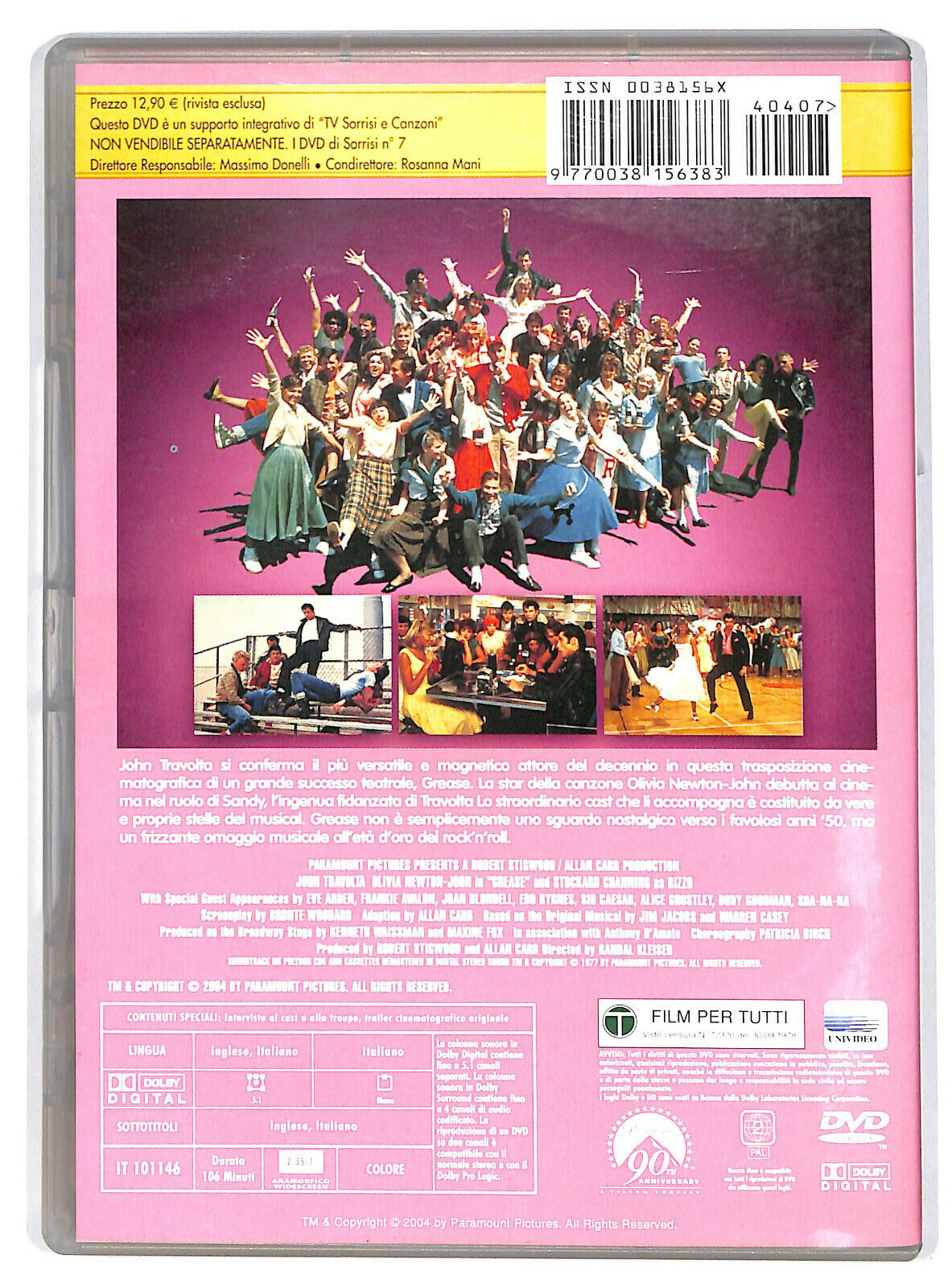EBOND Grease Editoriale NOLEGGIO DVD DB813624