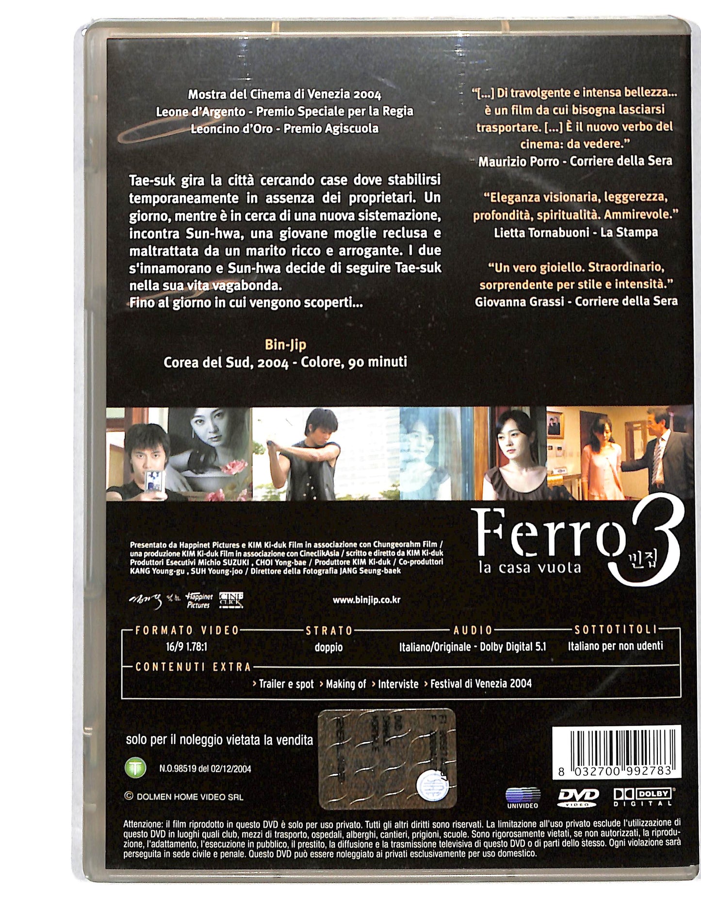 EBOND Ferro 3 - la casa vuota NOLEGGIO DVD DB813815