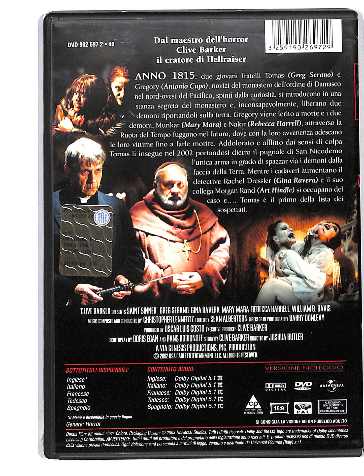 EBOND Saint Sinner NOLEGGIO DVD DB813824