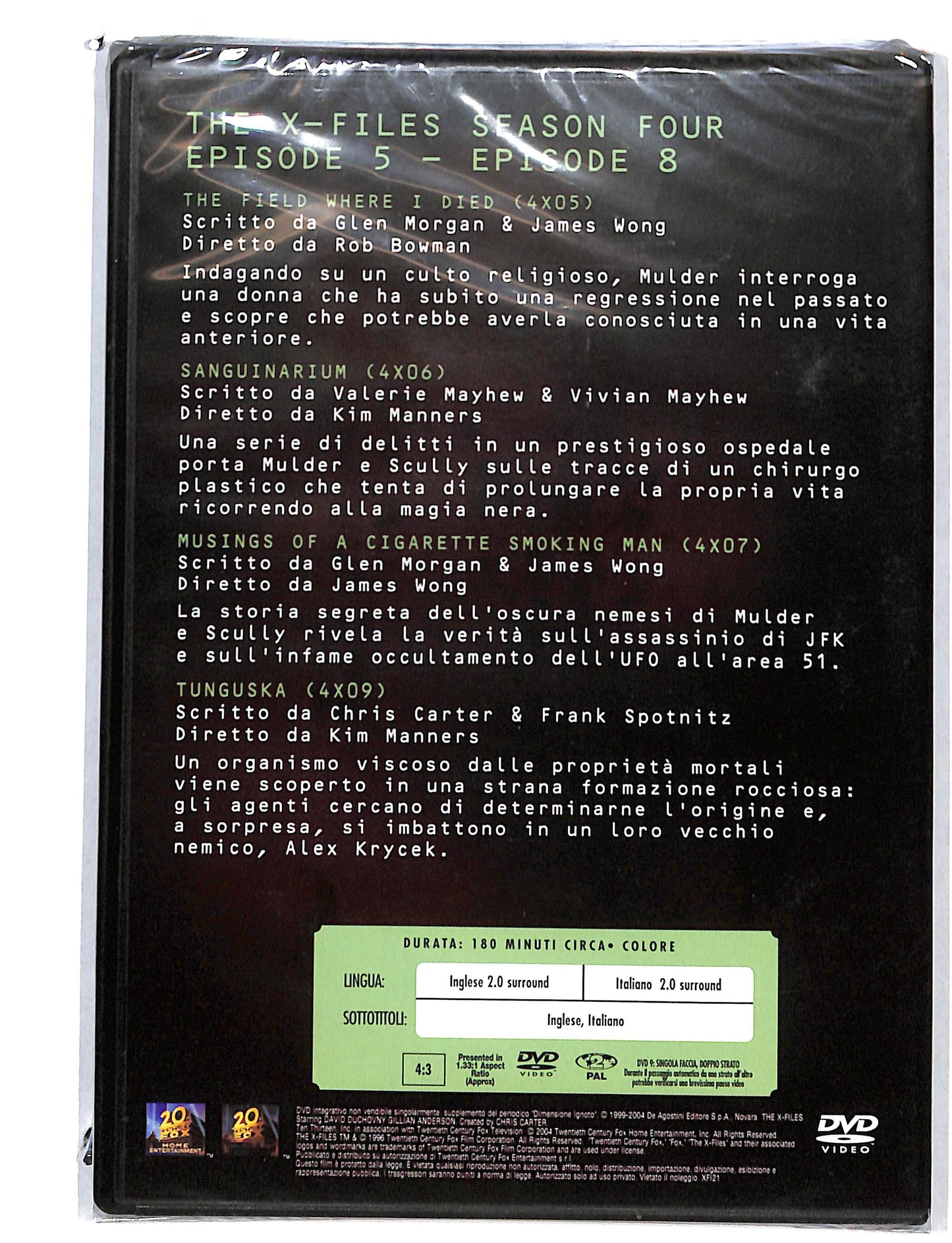 EBOND The X Files collection season four vol.2 EDITORIALE DVD DB813859