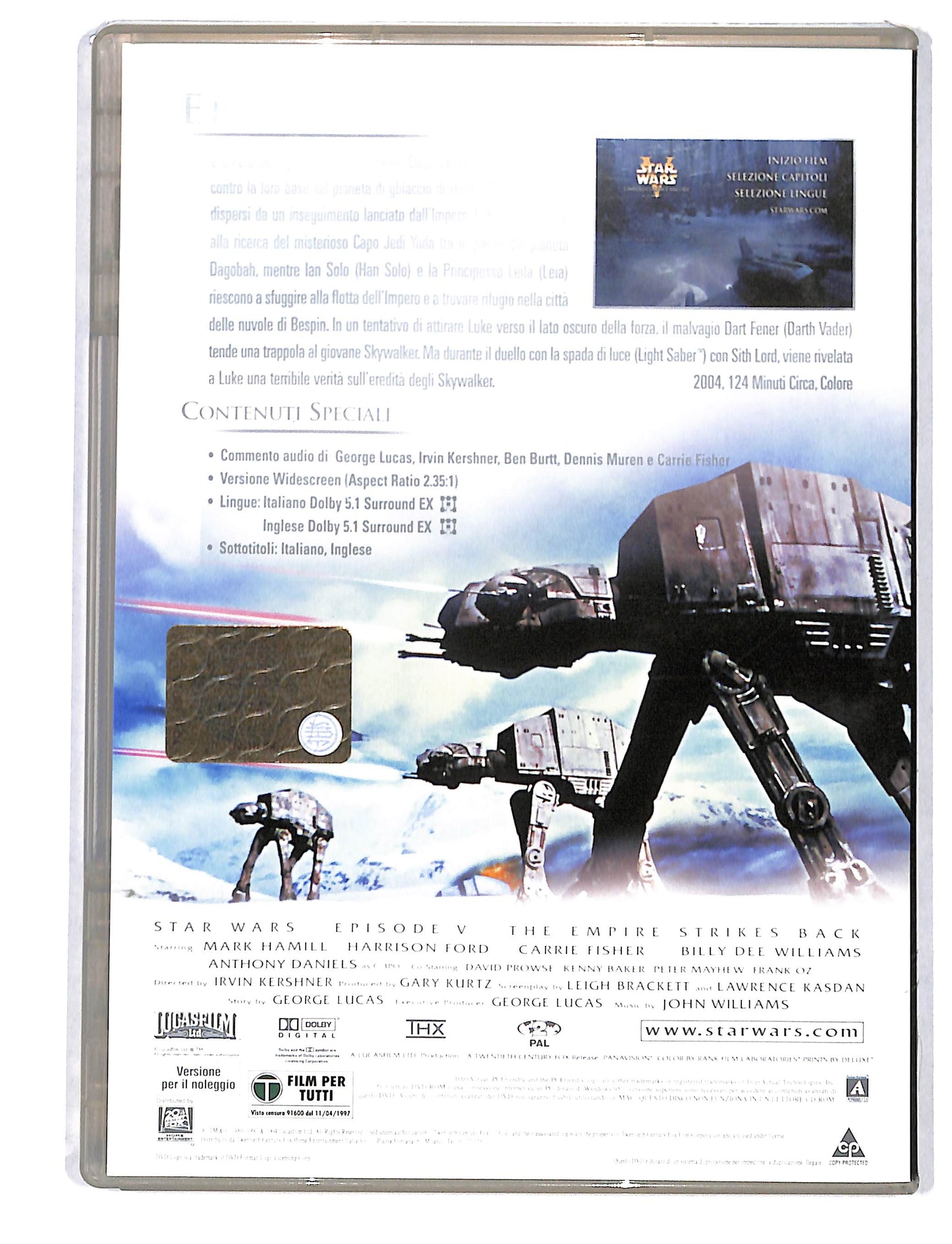 EBOND Star Wars - l impero colpisce ancora V NOLEGGIO DVD DB814337