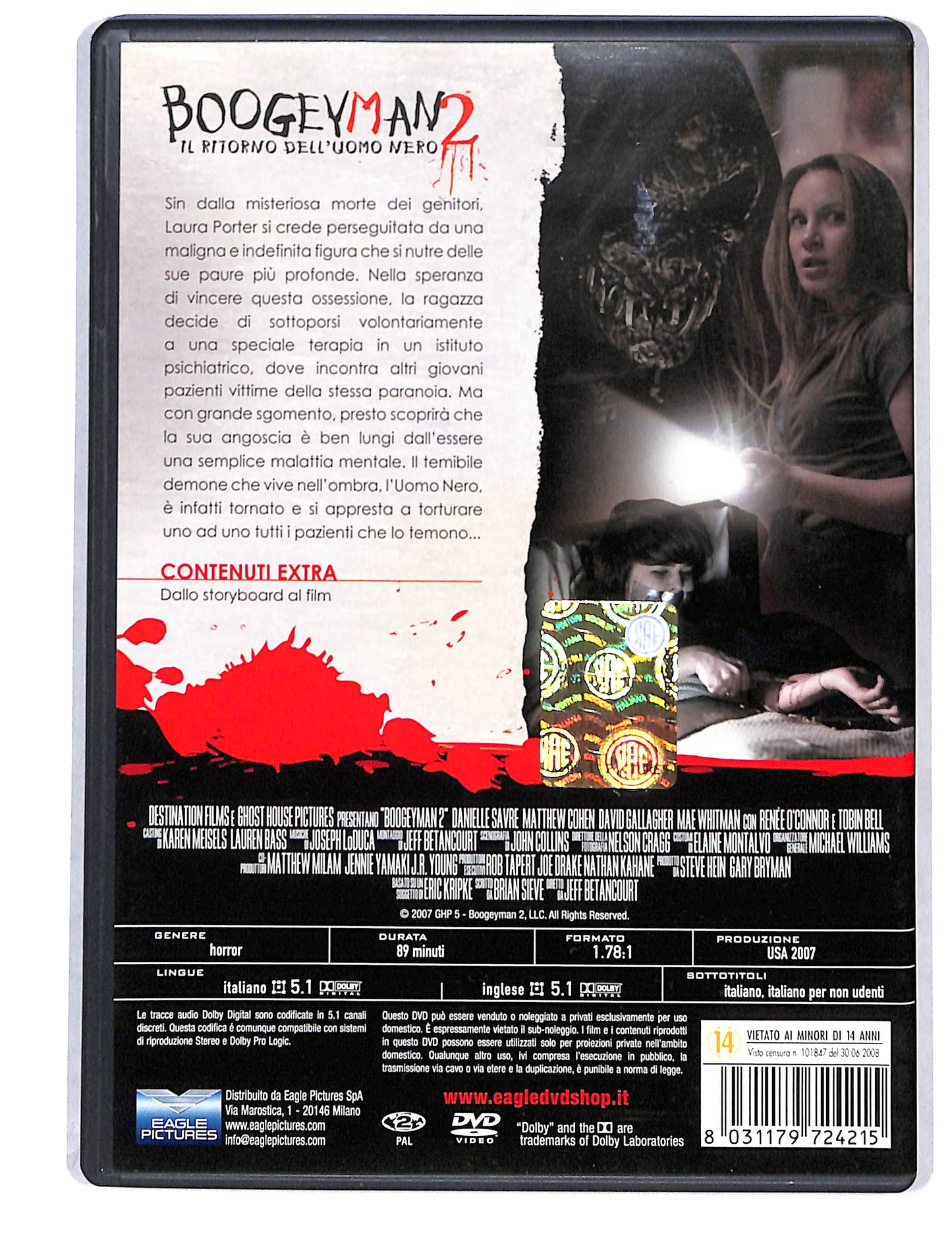 EBOND Boogeyman 2 - il ritorno dell'uomo nero NOLEGGIO DVD DB814344