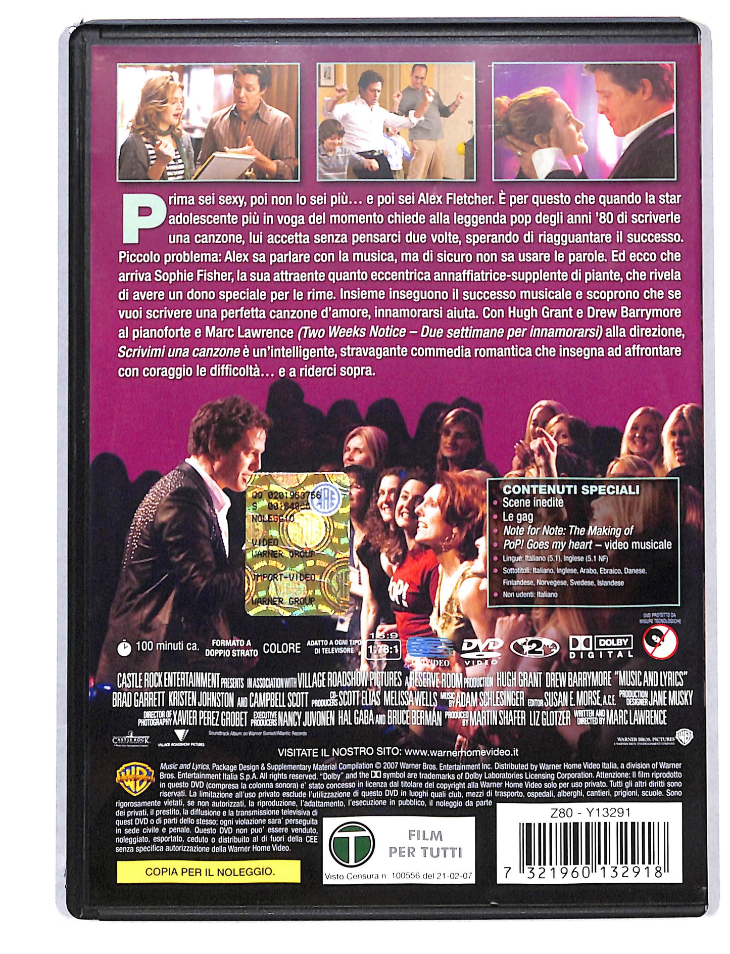 EBOND Scrivimi Una Canzone NOLEGGIO DVD DB814346