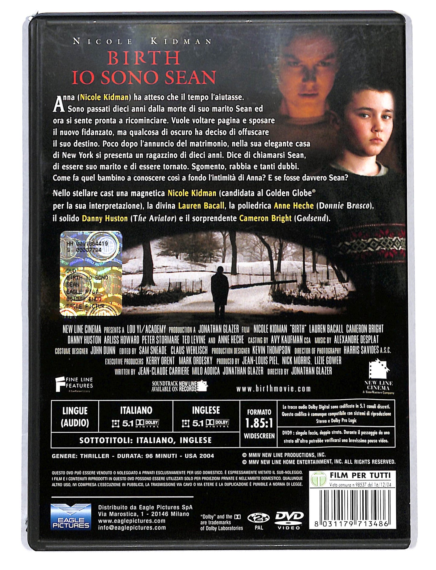 EBOND Birth io sono Sean NOLEGGIO DVD DB814348
