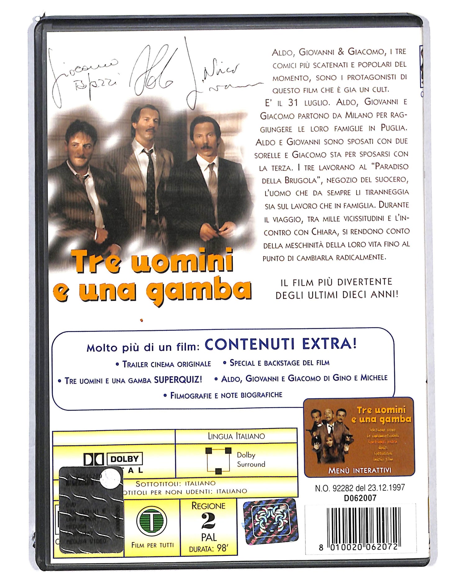 EBOND Tre uomini e una gamba NOLEGGIO DVD DB814357