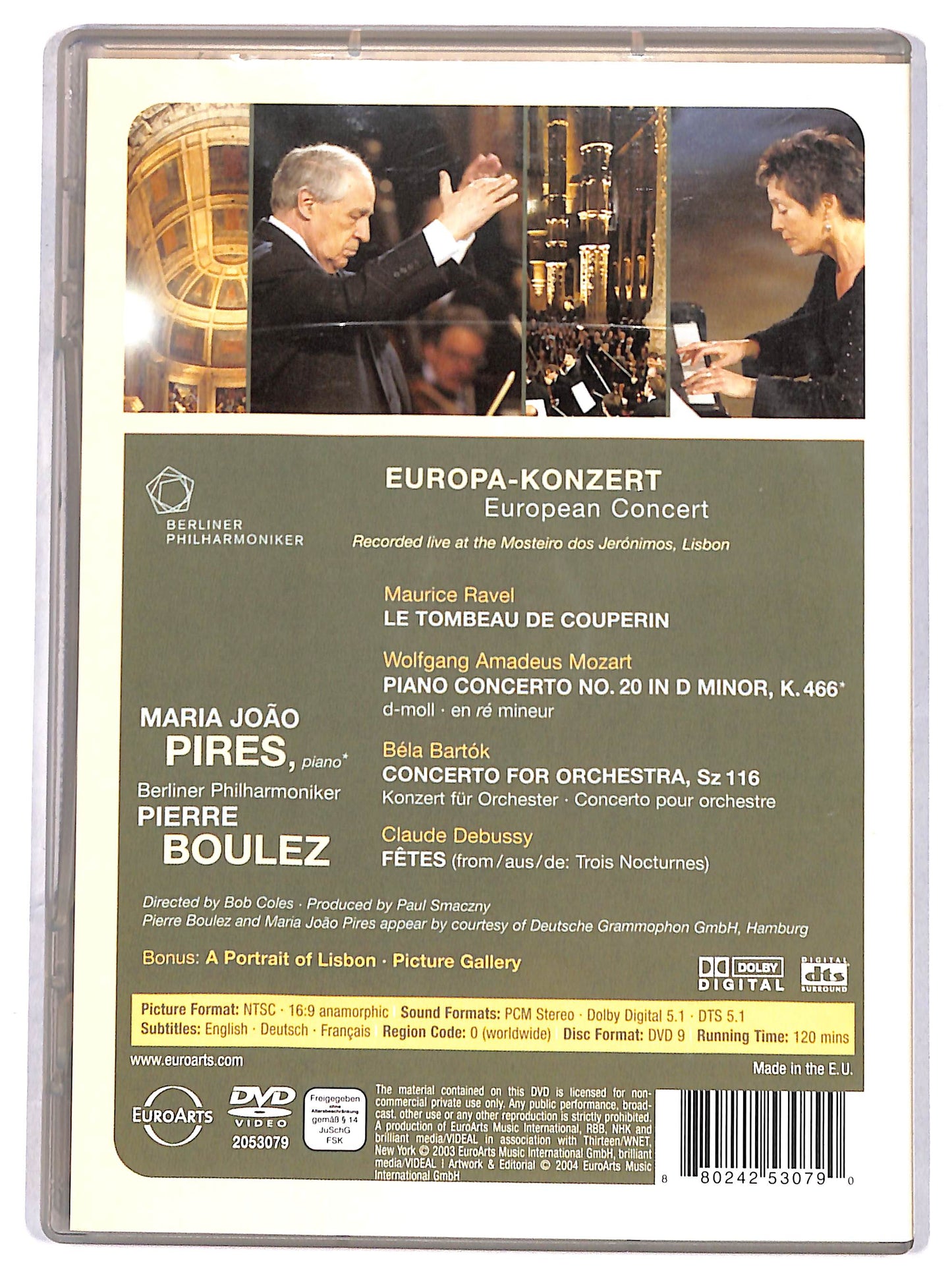 EBOND europa konzert from lisbon - boulez DVD DB814444