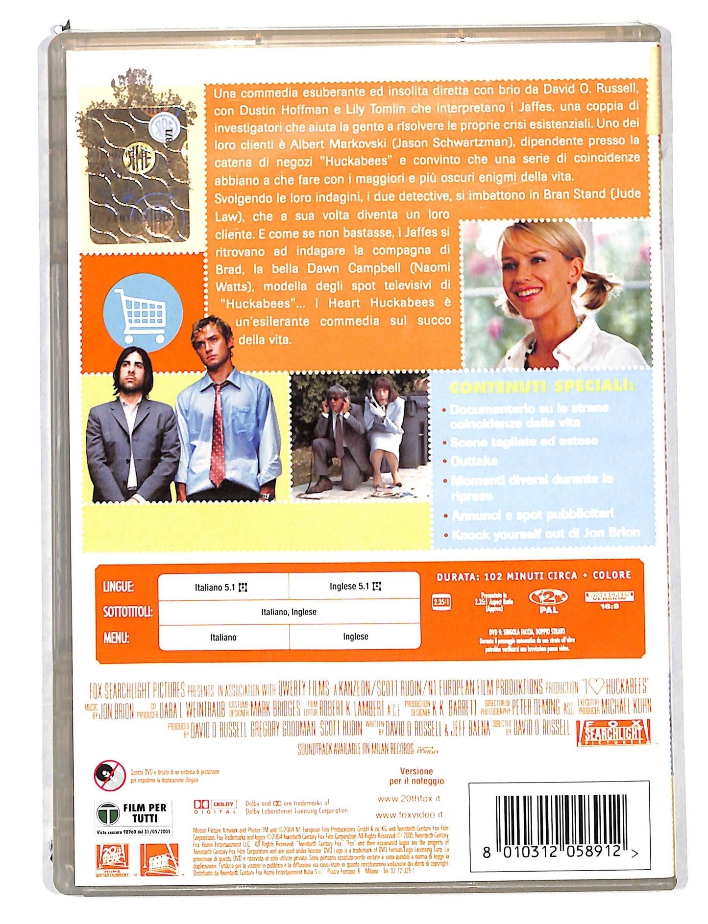 EBOND I love huckabees NOLEGGIO DVD DB814452