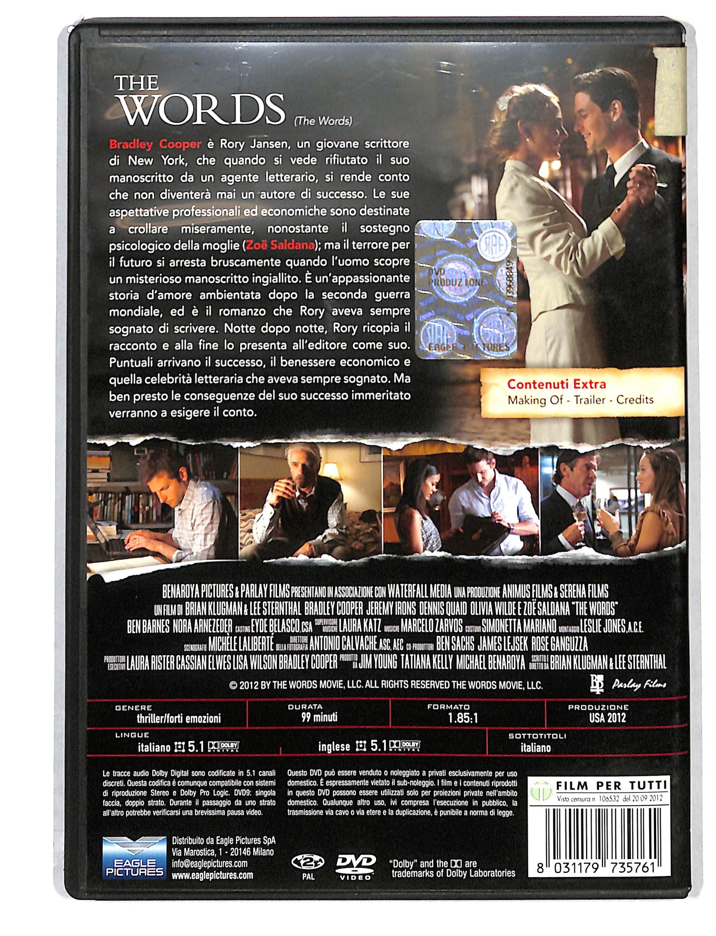 EBOND The Words NOLEGGIO DVD DB814454