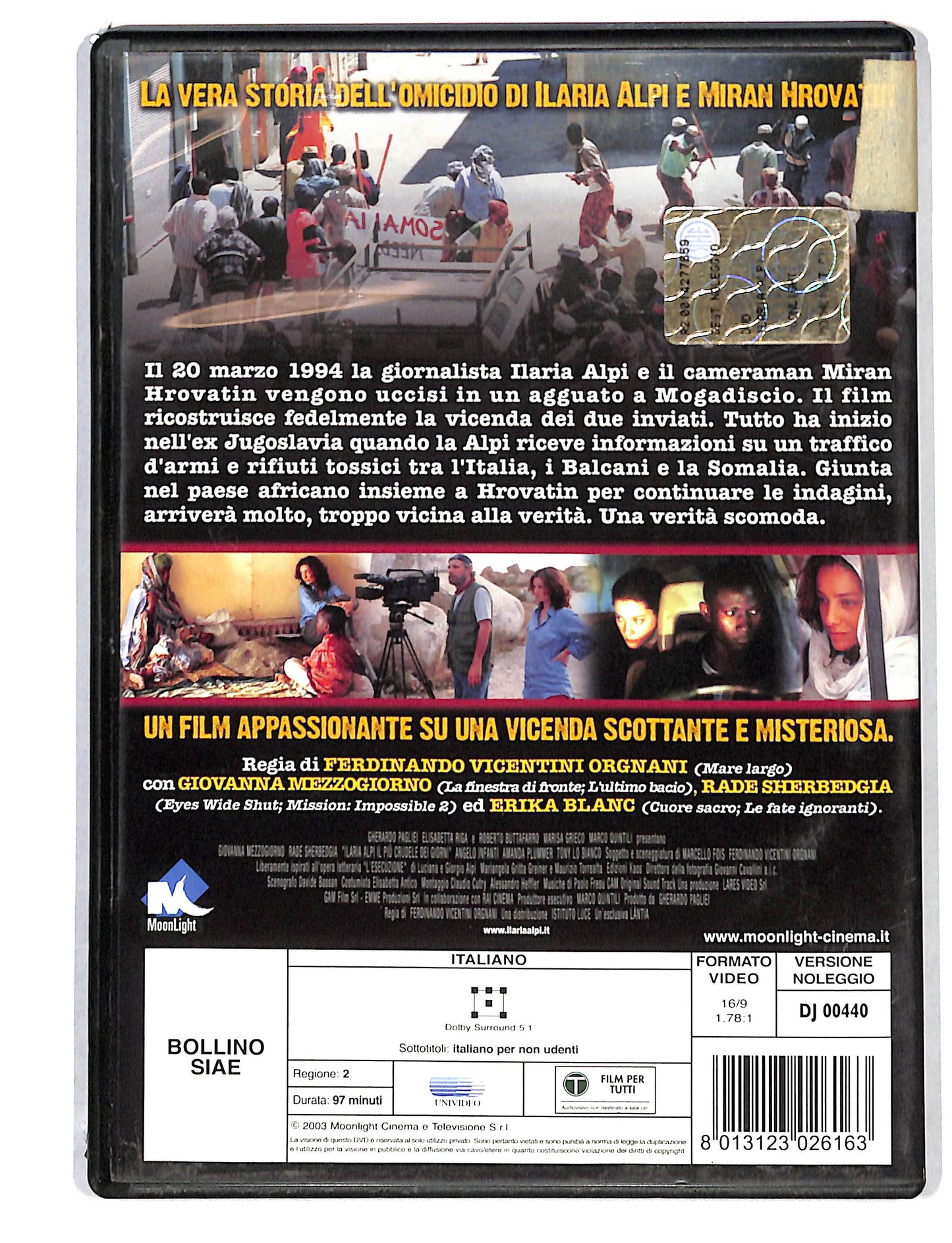EBOND Ilaria Alpi - Il Piu' Crudele Dei Giorni NOLEGGIO DVD DB814456