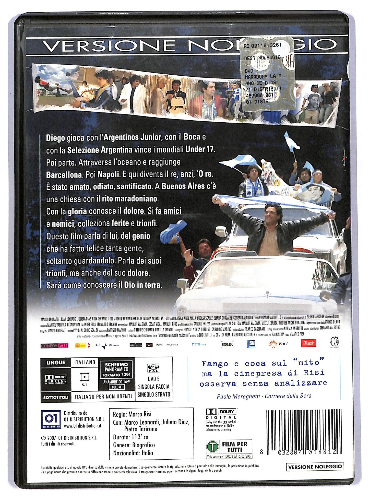 EBOND Maradona - La mano de Dios NOLEGGIO DVD DB814604
