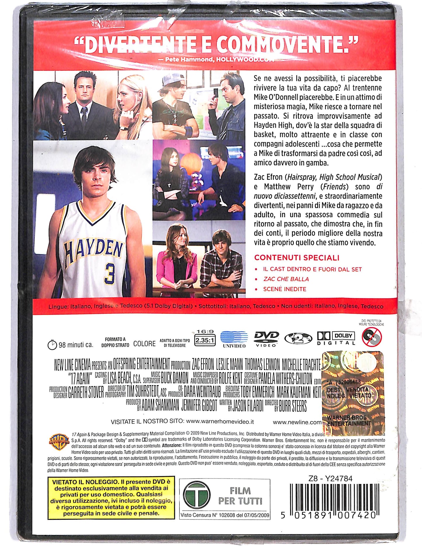 EBOND 17 Again ritorno al liceo NOLEGGIO DVD DB814625